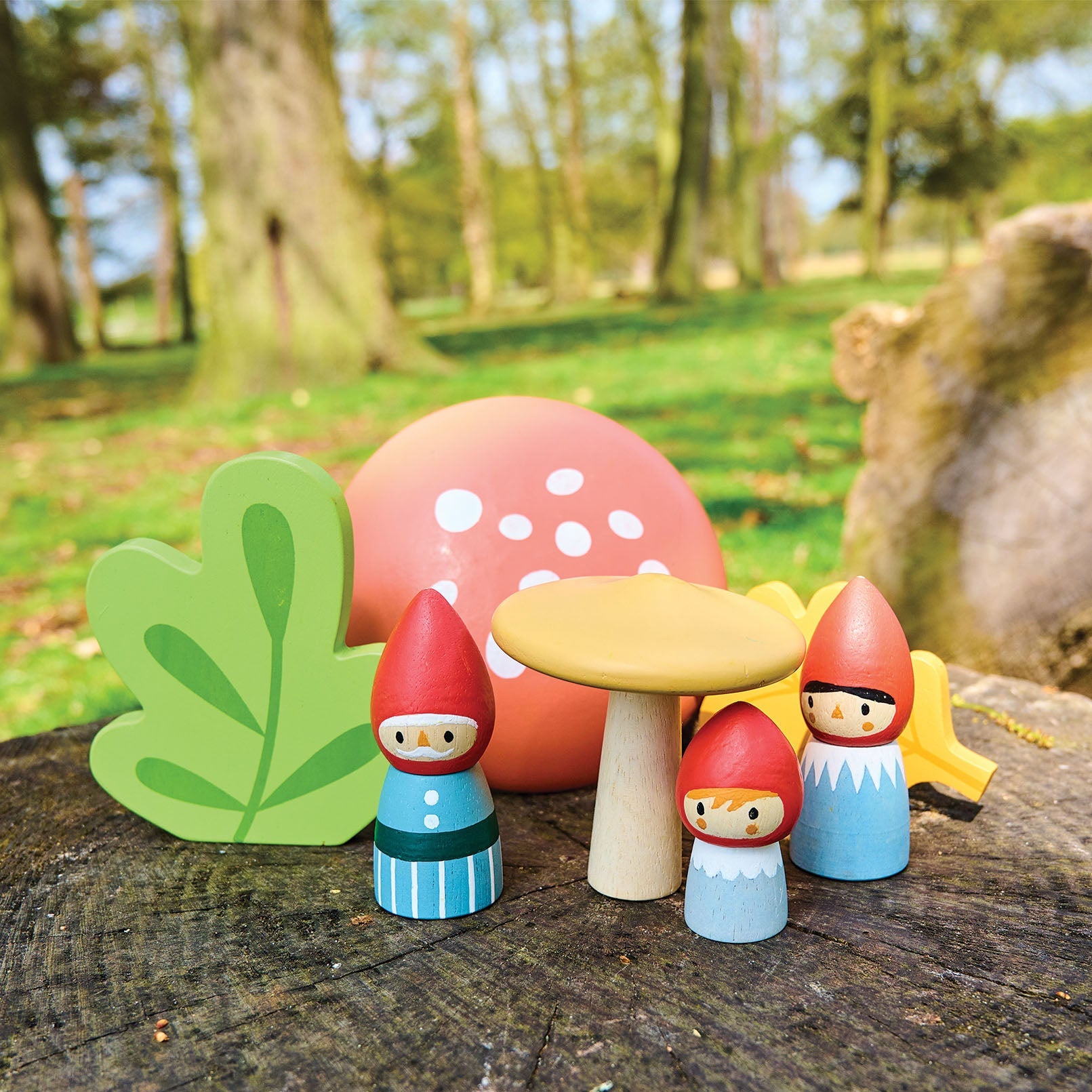Tender Leaf Woodland Gnome Family