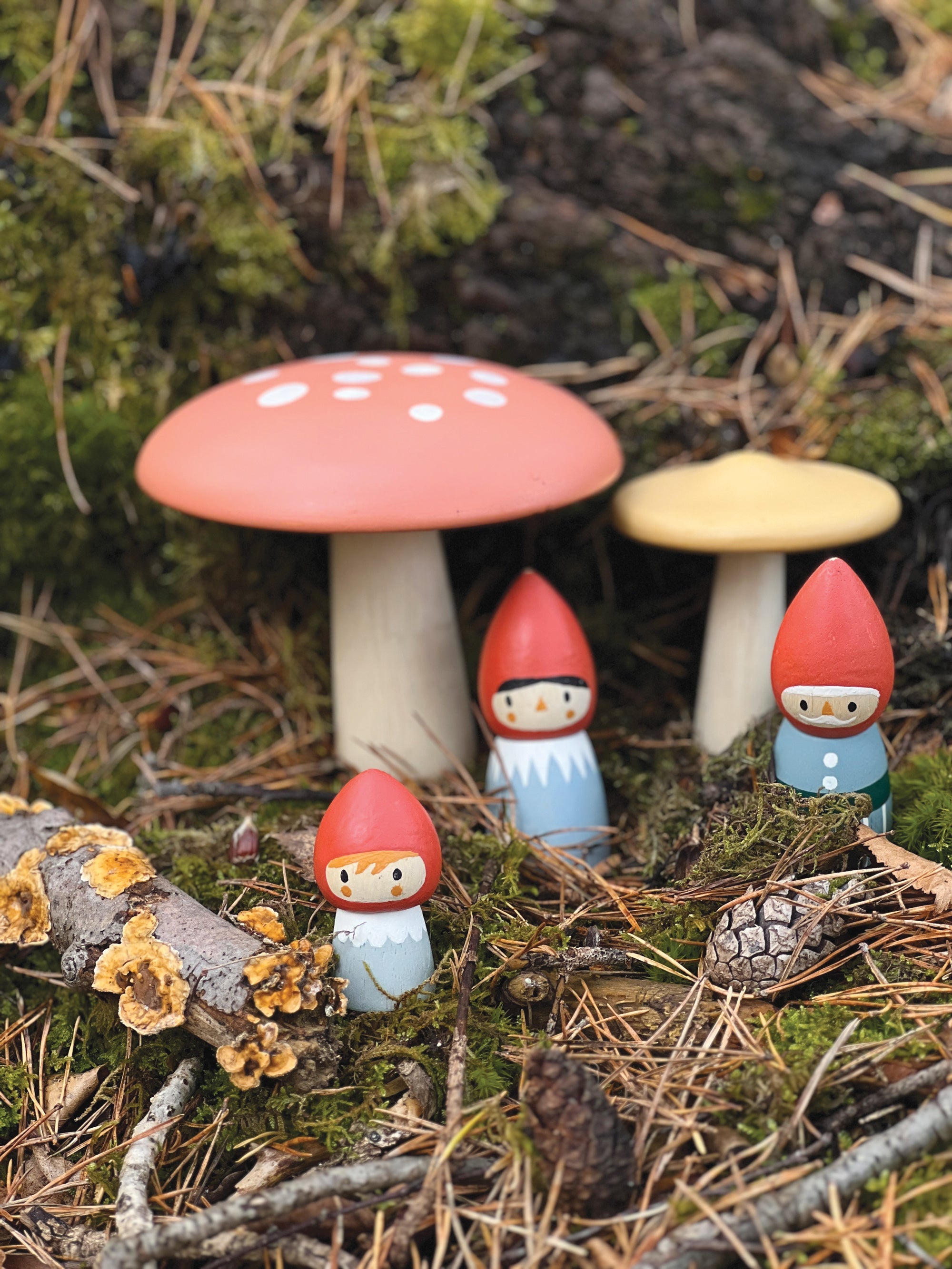 Tender Leaf Woodland Gnome Family