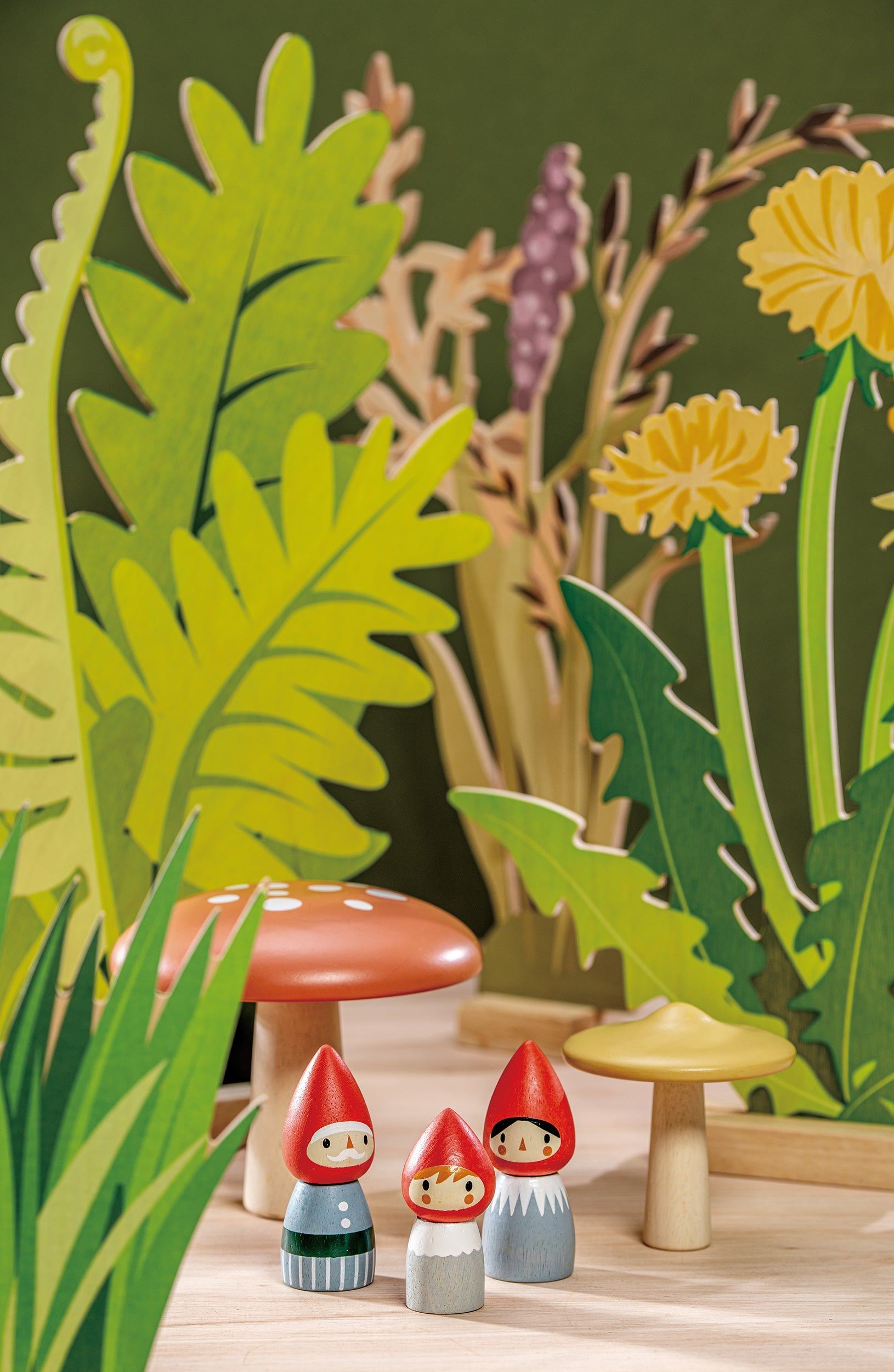 Tender Leaf Woodland Gnome Family