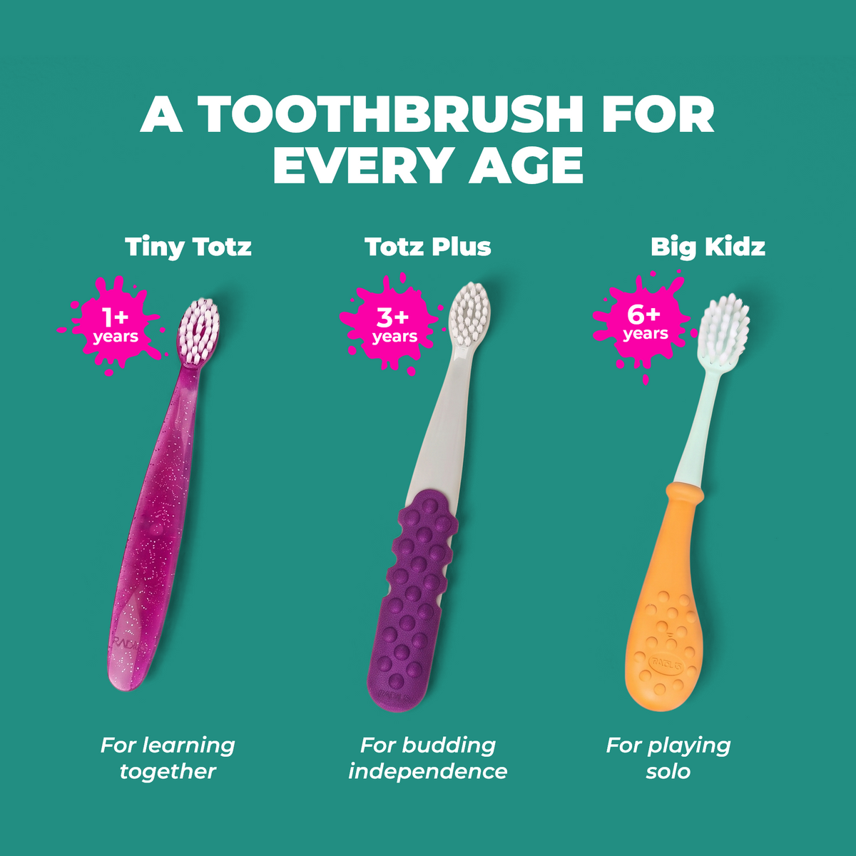 Radius Totz® Plus Brush (3 yrs+)