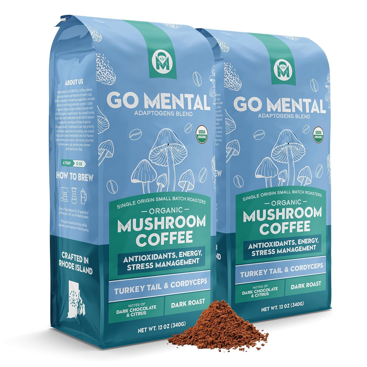 Turkey Tail and Cordyceps mushroom coffee — product image 7