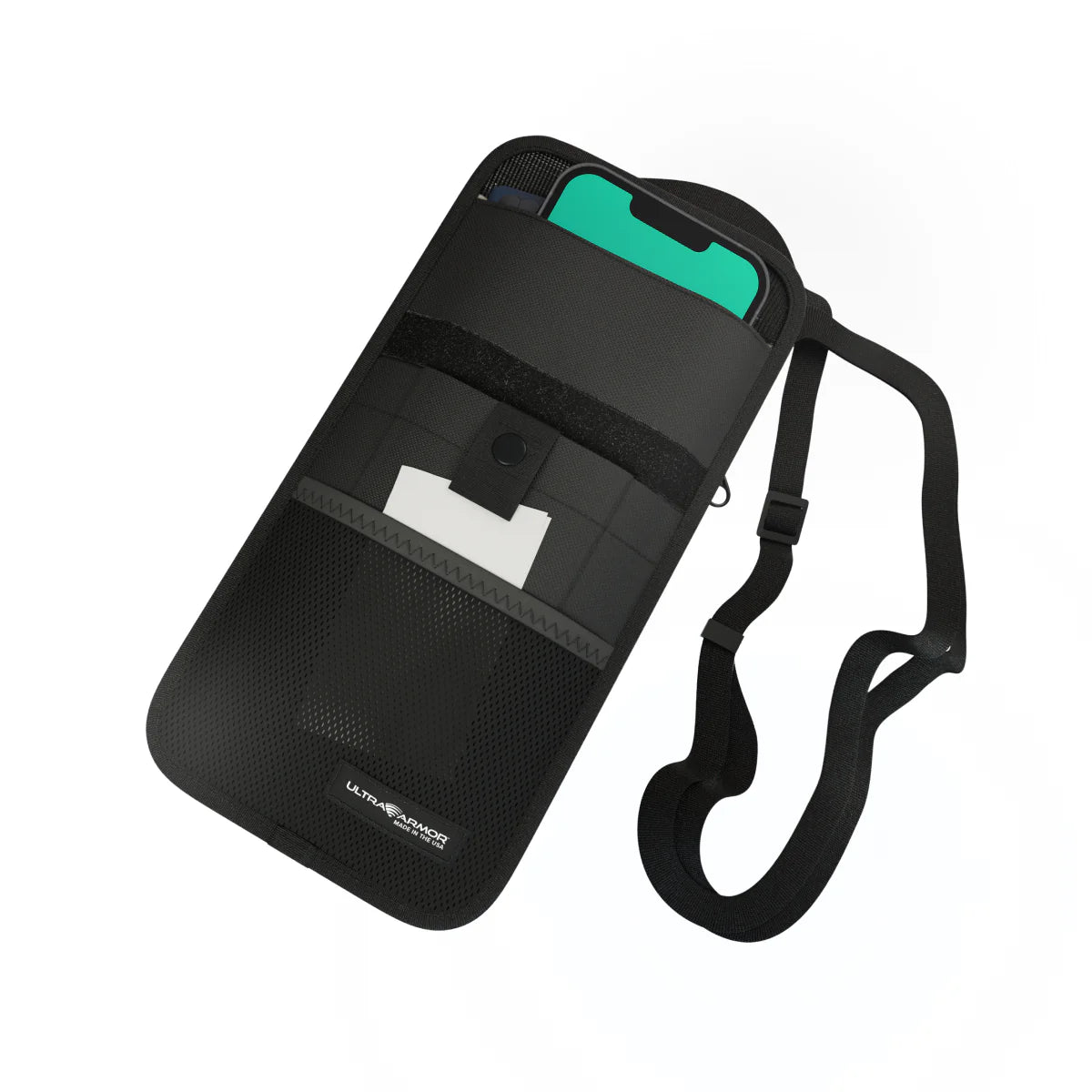 DefenderShield Ultra Armor ConcealShield Cell Phone Faraday Travel Bag – EMF + RFID Blocking Privacy Pouch
