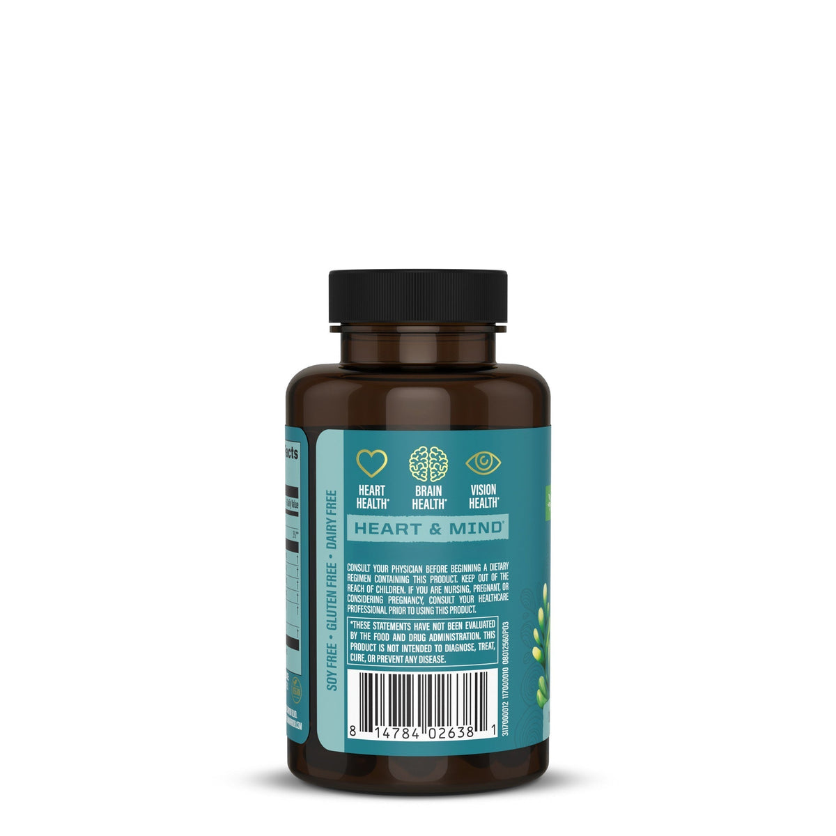 Sunwarrior Omega-3 bottle left label