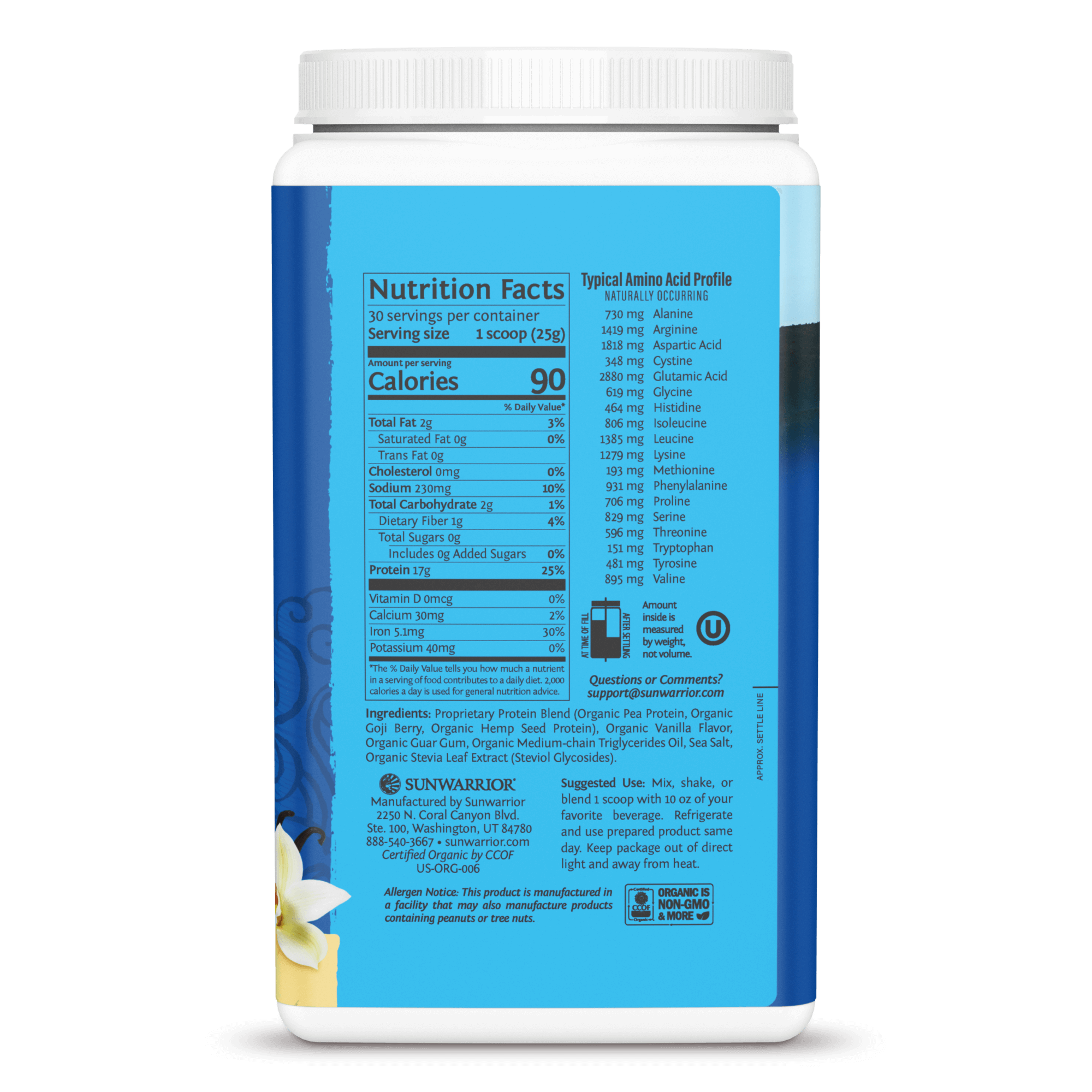 Sunwarrior Warrior Blend Organic