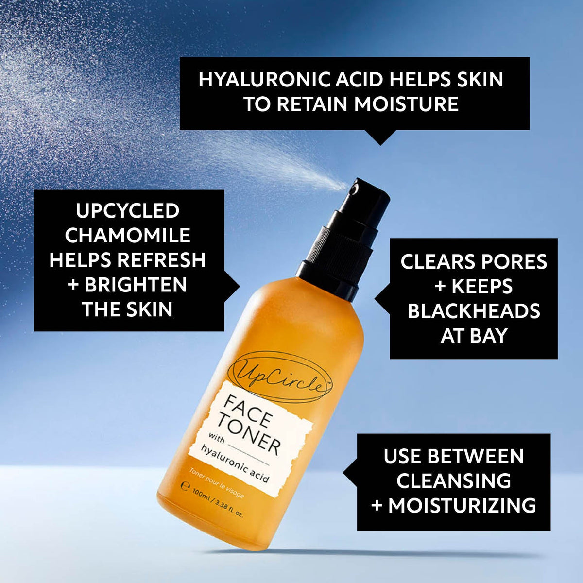 UpCircle Face Toner with Hyaluronic Acid