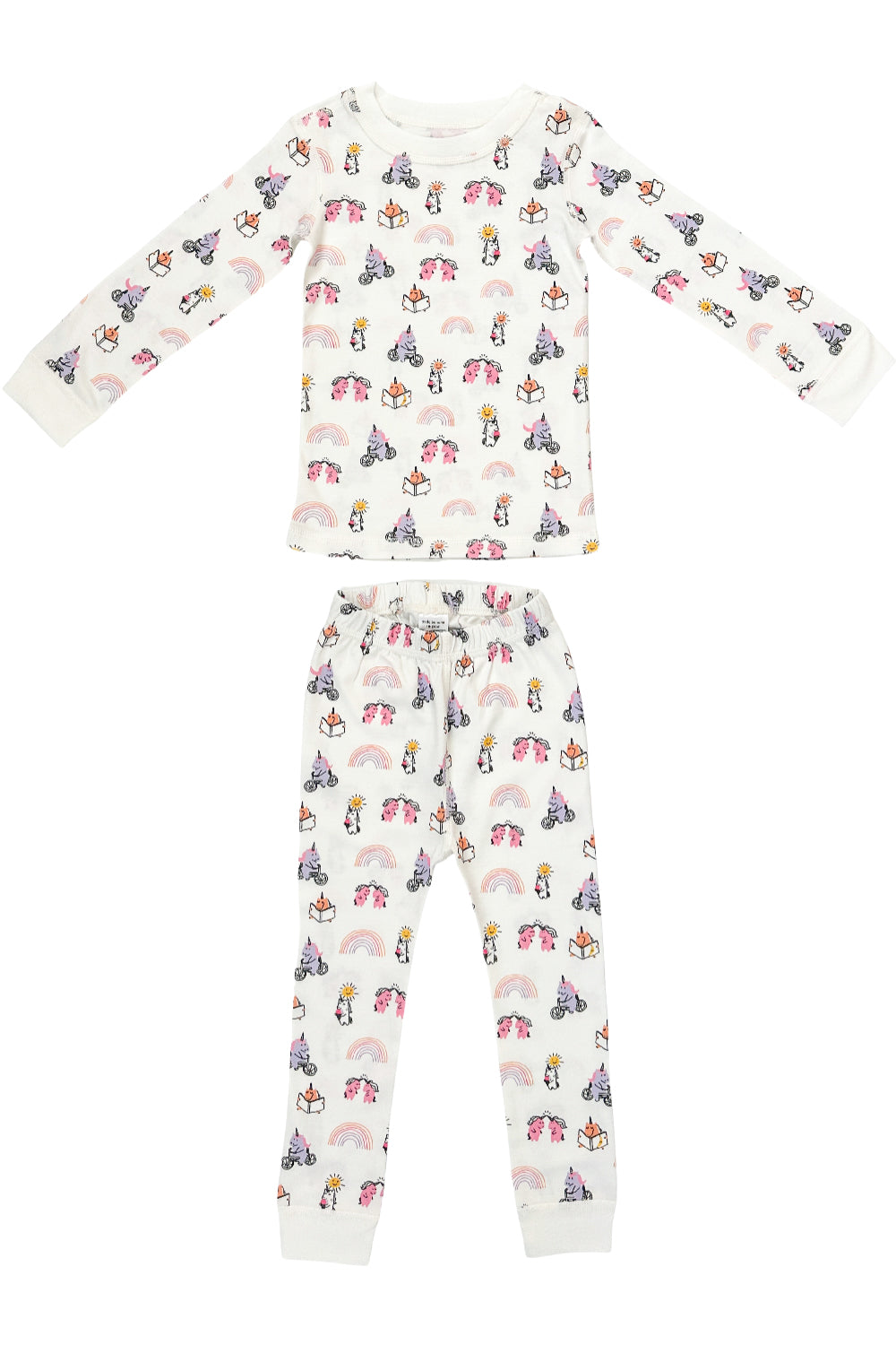Dodo Banana Unicorn Organic Pima Cotton Pajama Set