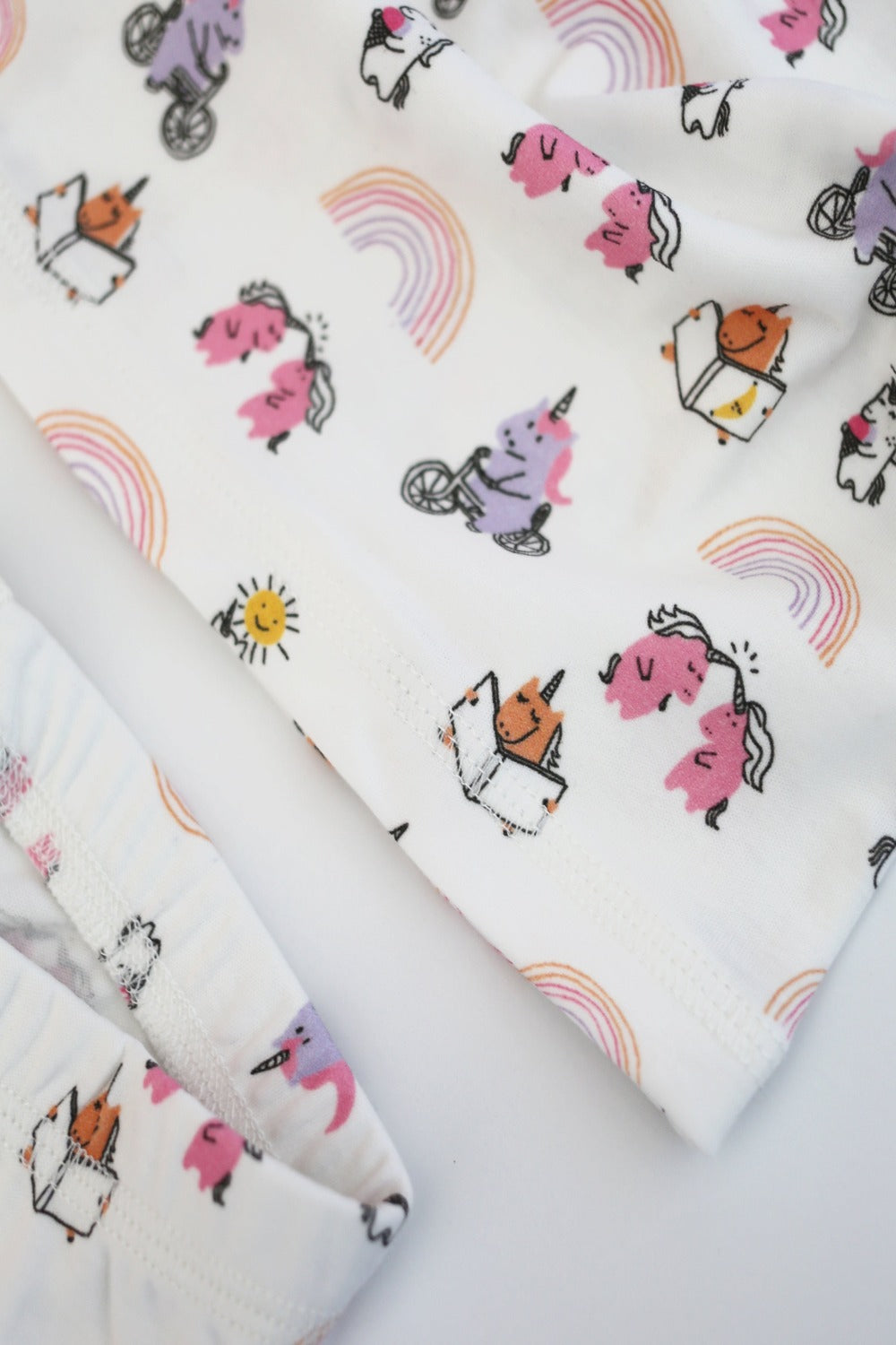 Dodo Banana Unicorn Organic Pima Cotton Pajama Set