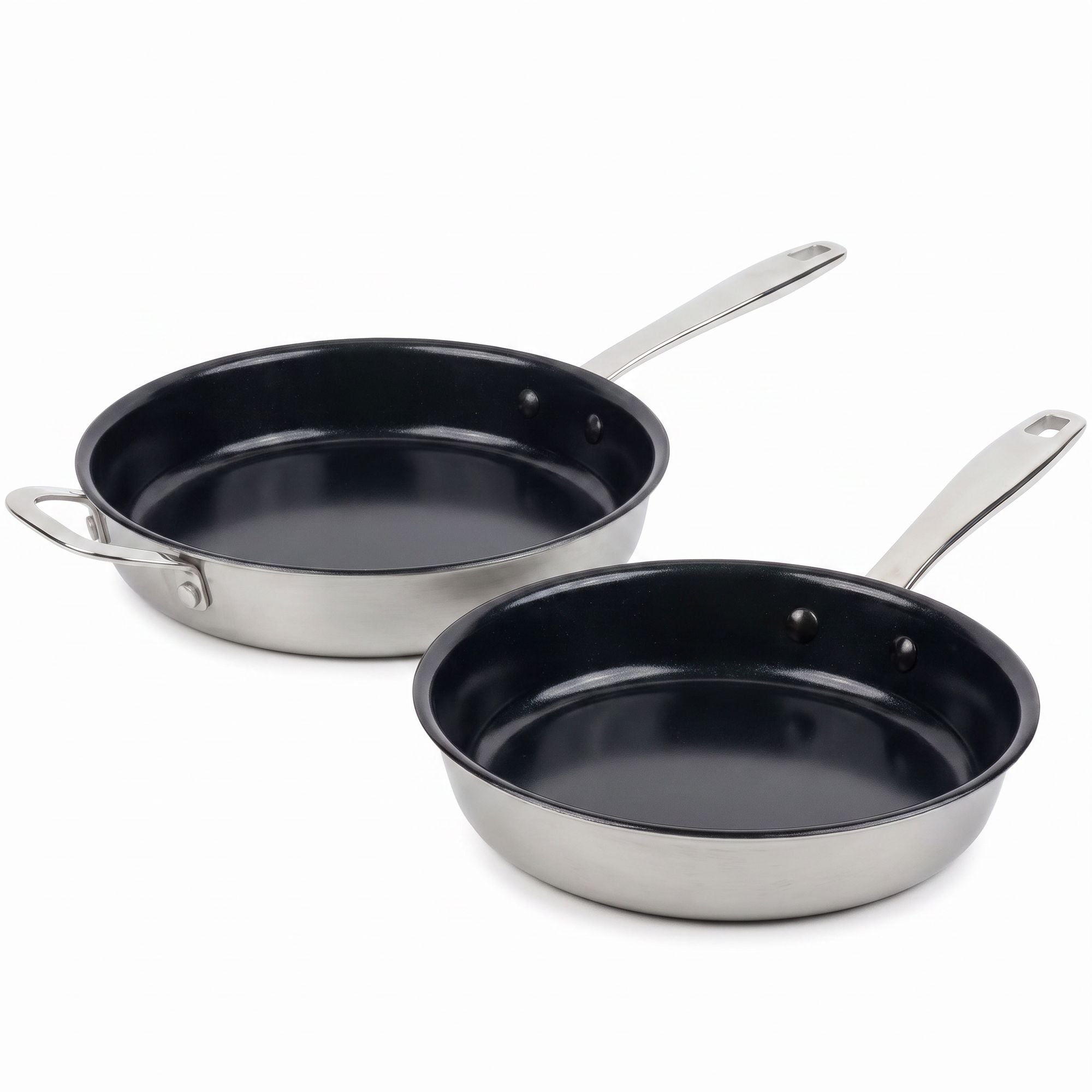 Alva Cookware 5-Ply Nonstick Stainless Frying Pan