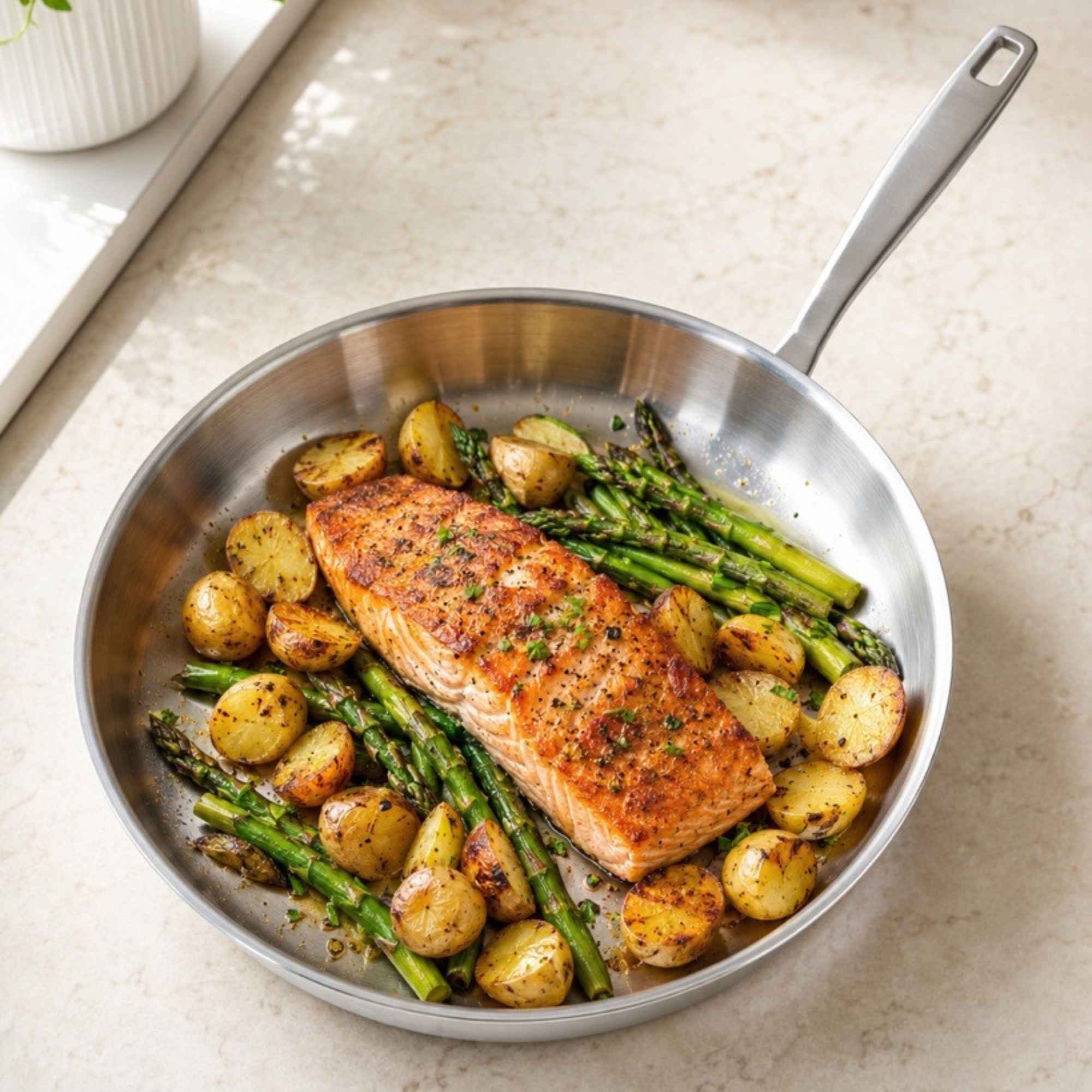 Alva Cookware 5-Ply Stainless Steel Frying Pan