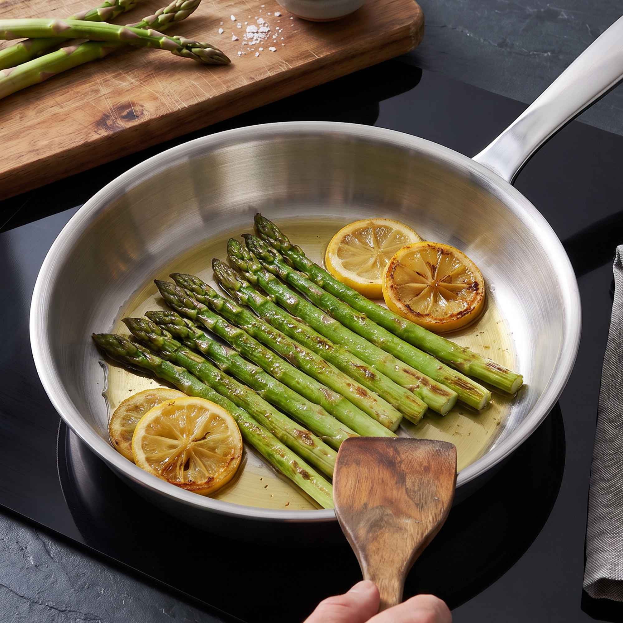 Alva Cookware 5-Ply Stainless Steel Frying Pan