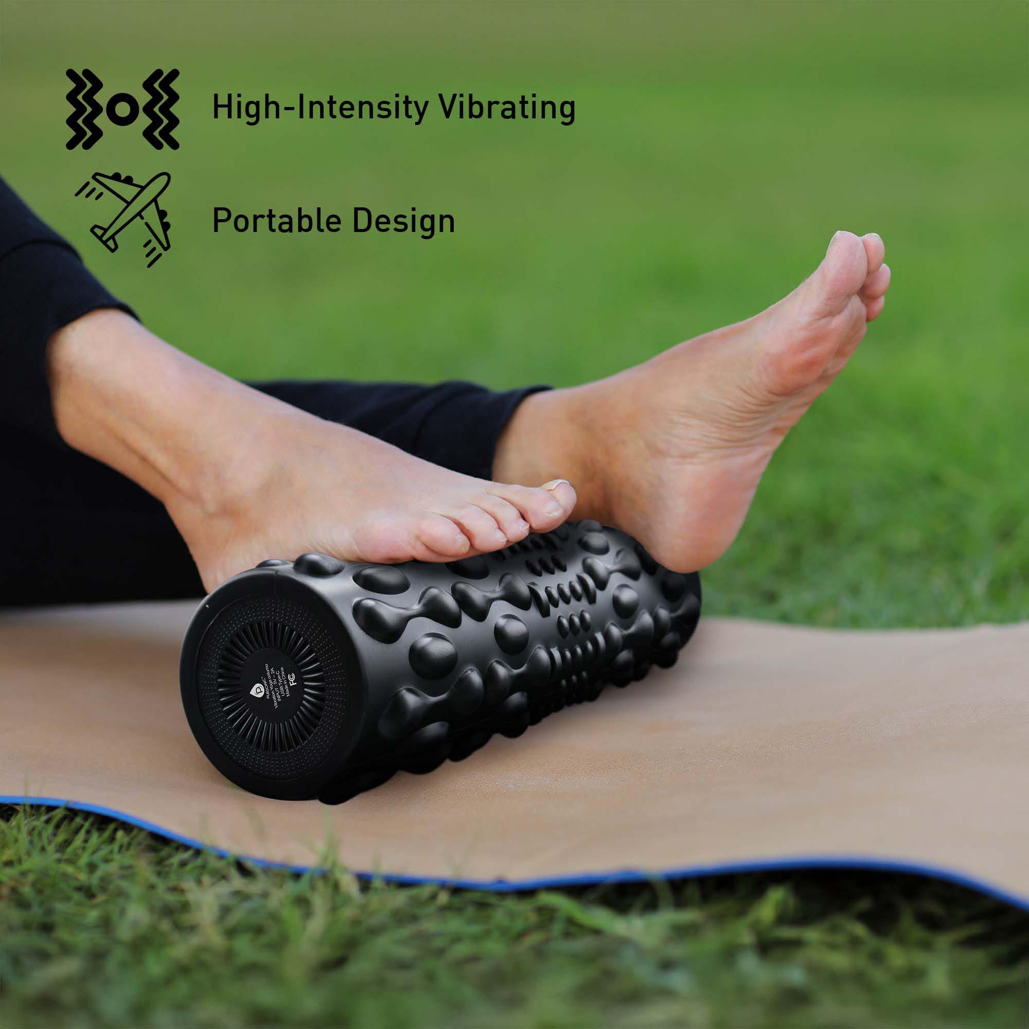 Pursonic High-Intensity Vibrating Foam Roller for Deep Muscle Relief