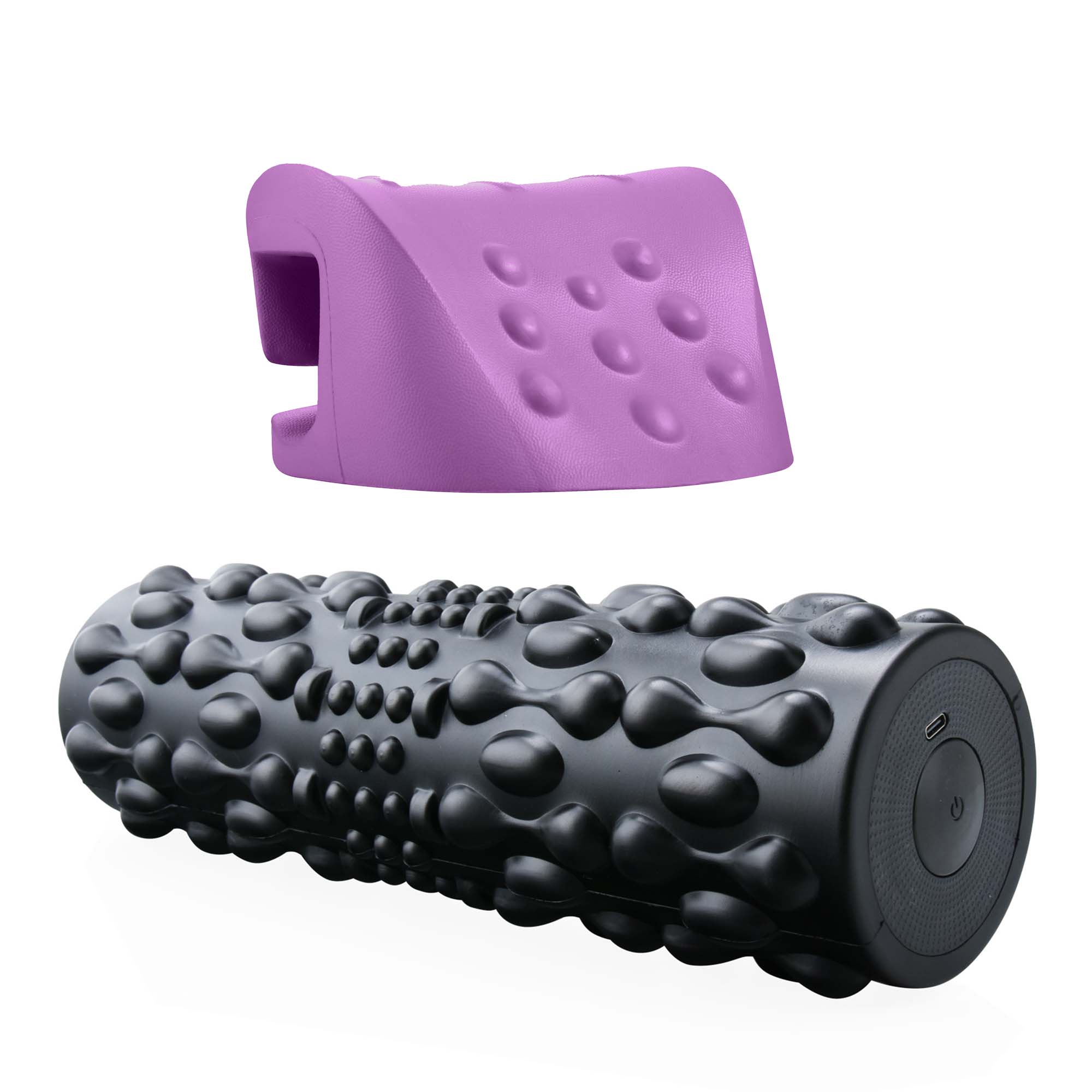 Pursonic Muscle Relief Bundle: Vibrating Foam Roller & Neck and Should - Gimme the Good Stuff Pursonic Muscle Relief Bundle: Vibrating Foam Roller & Neck and Should - Gimme the Good Stuff