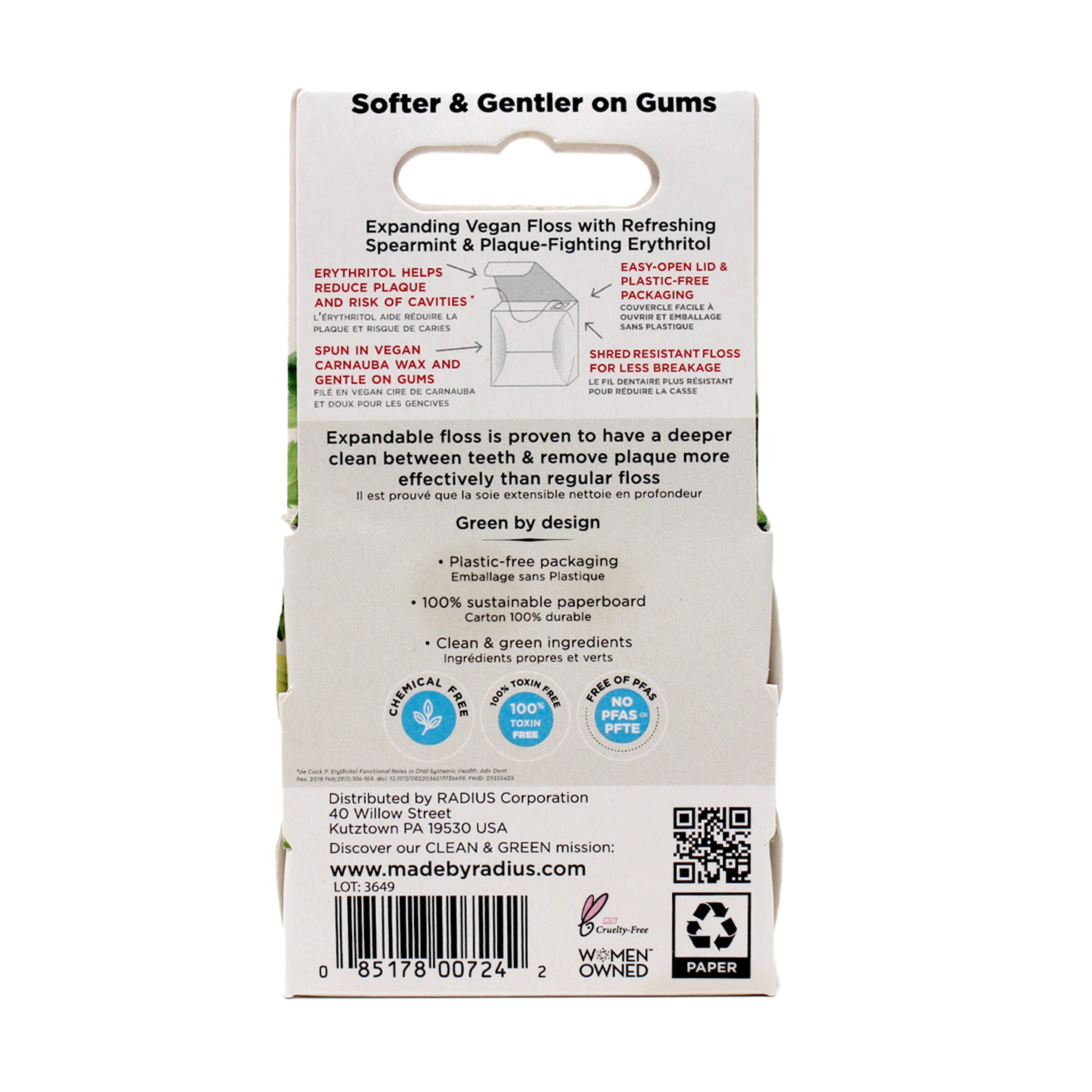 Radius Vegan Sponge Floss