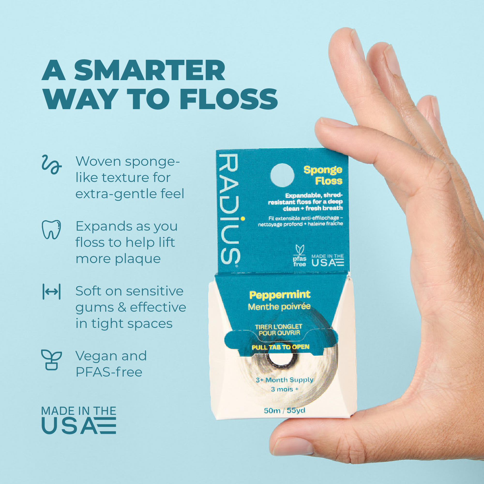 Radius Vegan Sponge Floss