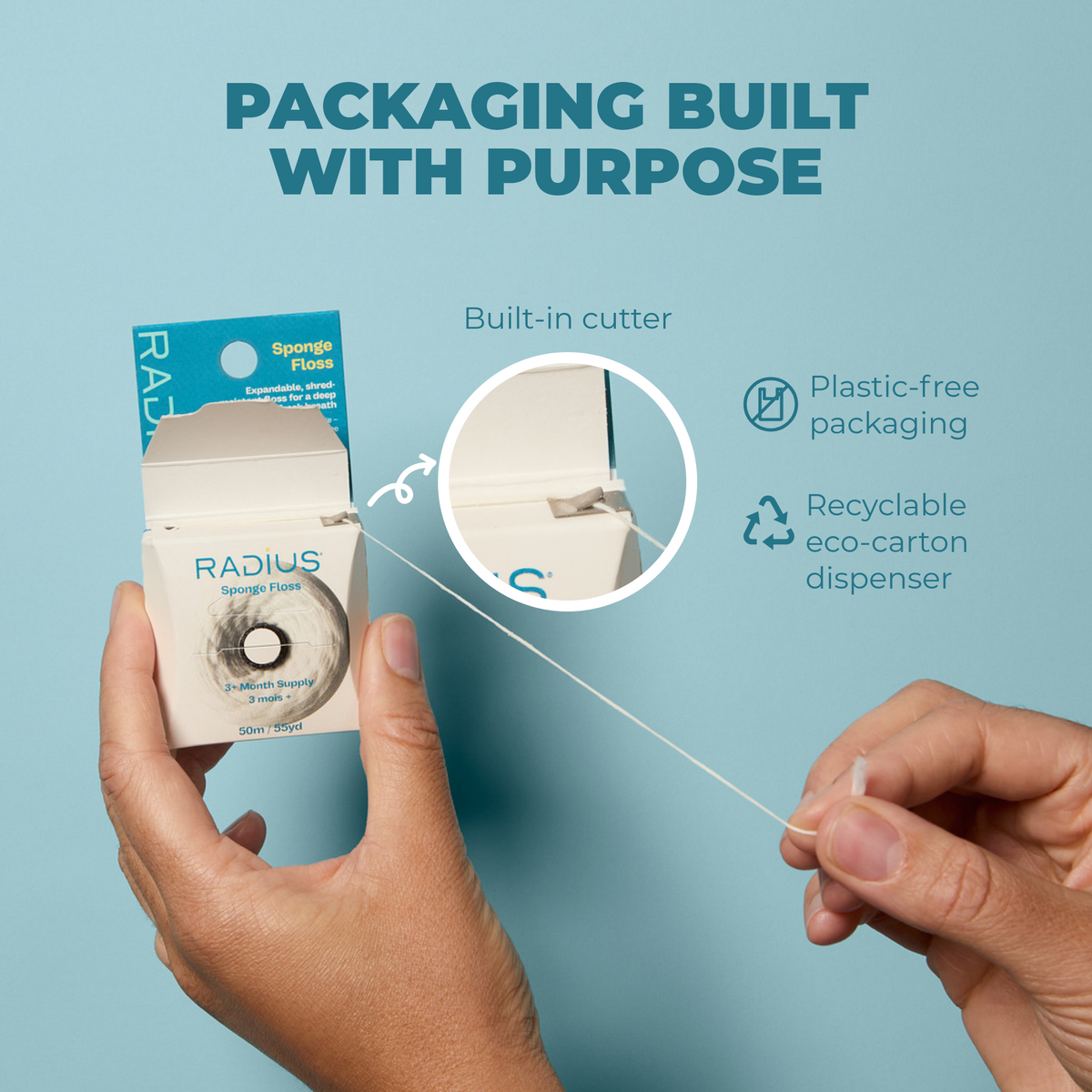 Radius Vegan Sponge Floss