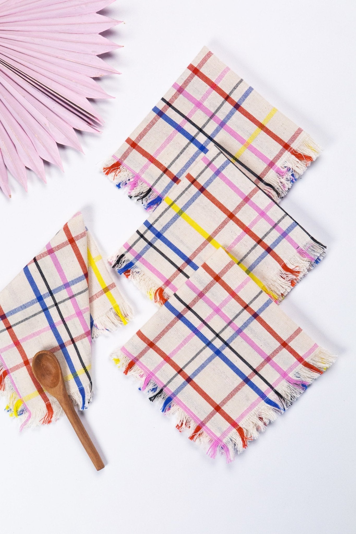Archive New York Vera Plaid Party Napkin