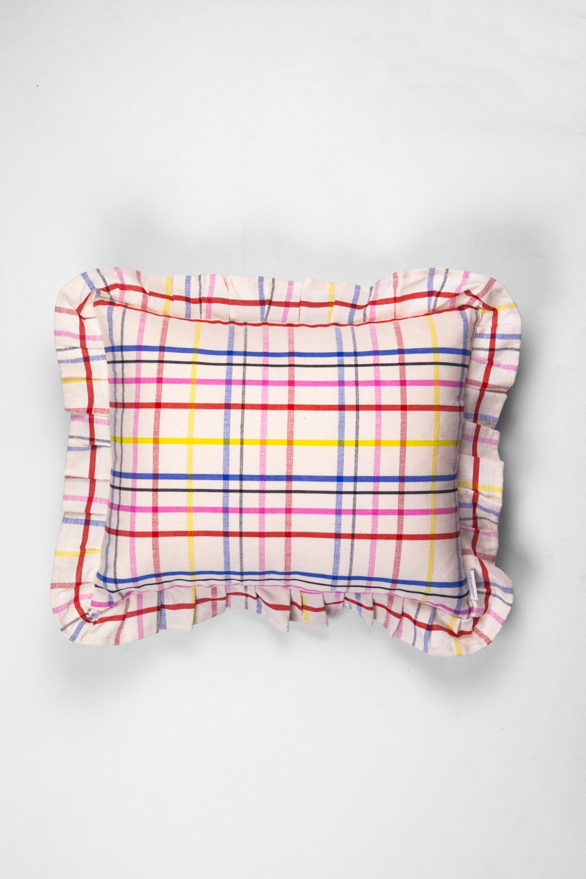 Archive New York Vera Plaid Ruffle Pillows