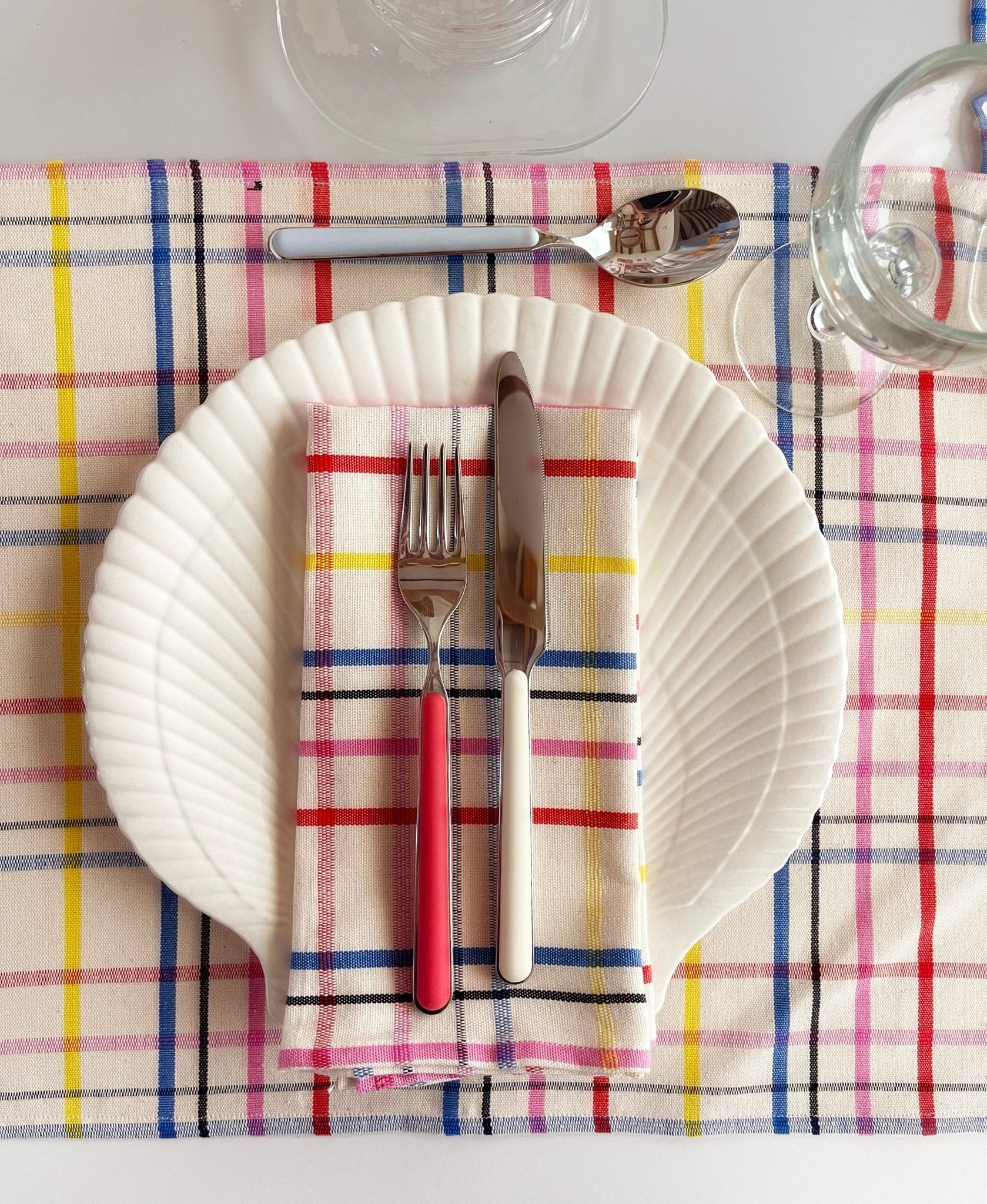 Archive New York Vera Plaid Napkin Set