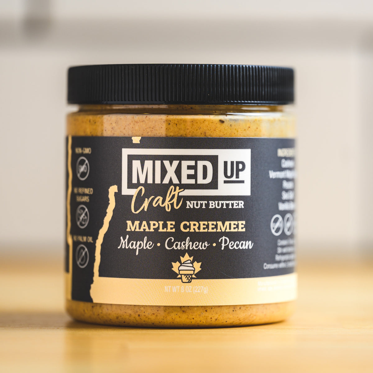 Mixed Up Foods "Maple Creemee" - Vermont Maple, Cashew, and Pecan Nut Butter with Vanilla Bean - 4 Pack
