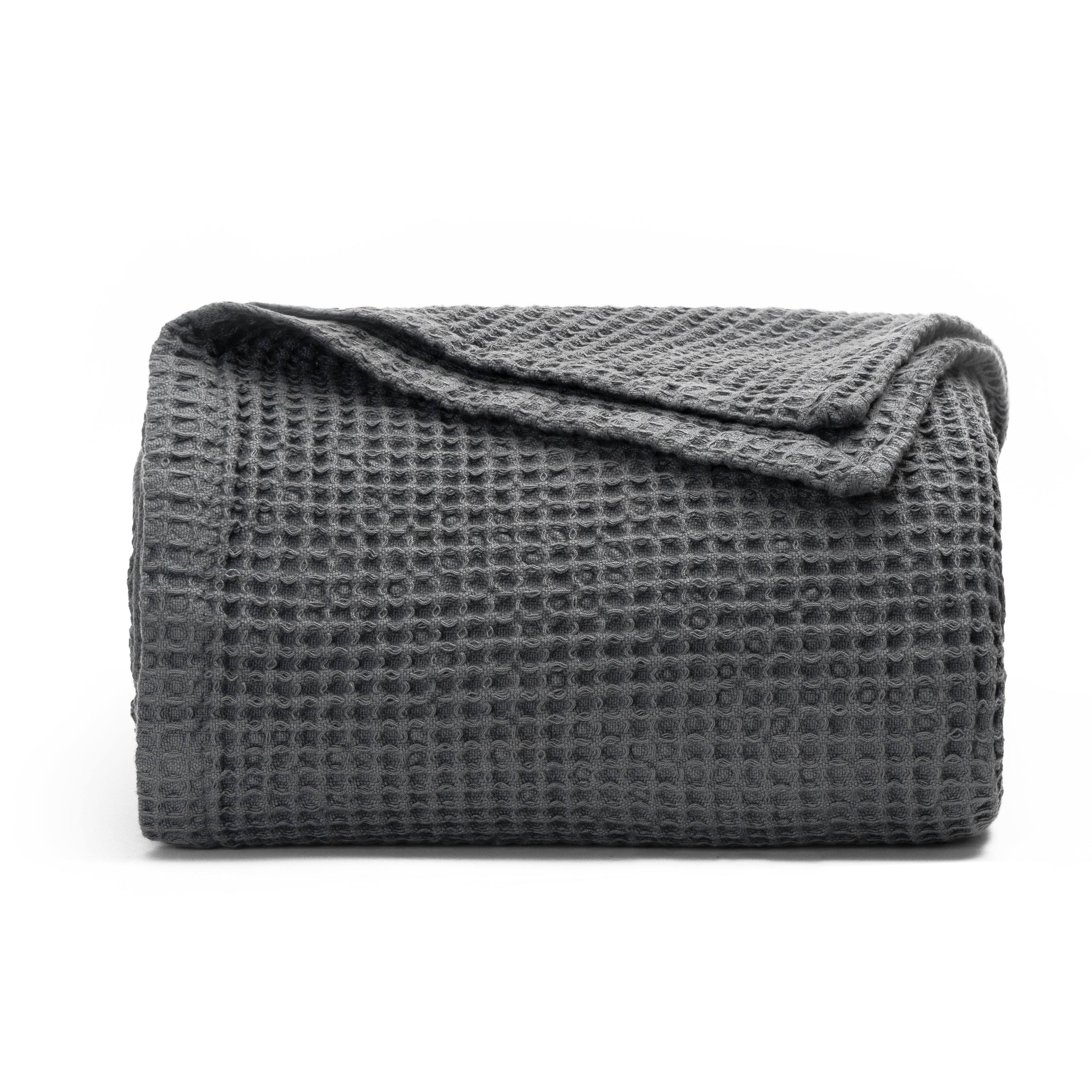 Organic Cotton Mart Waffle Weave Blanket