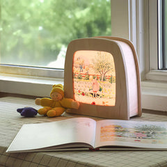 12. Wooden Storytelling Night Light