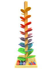 3. Wooden Musical Marble Tree
