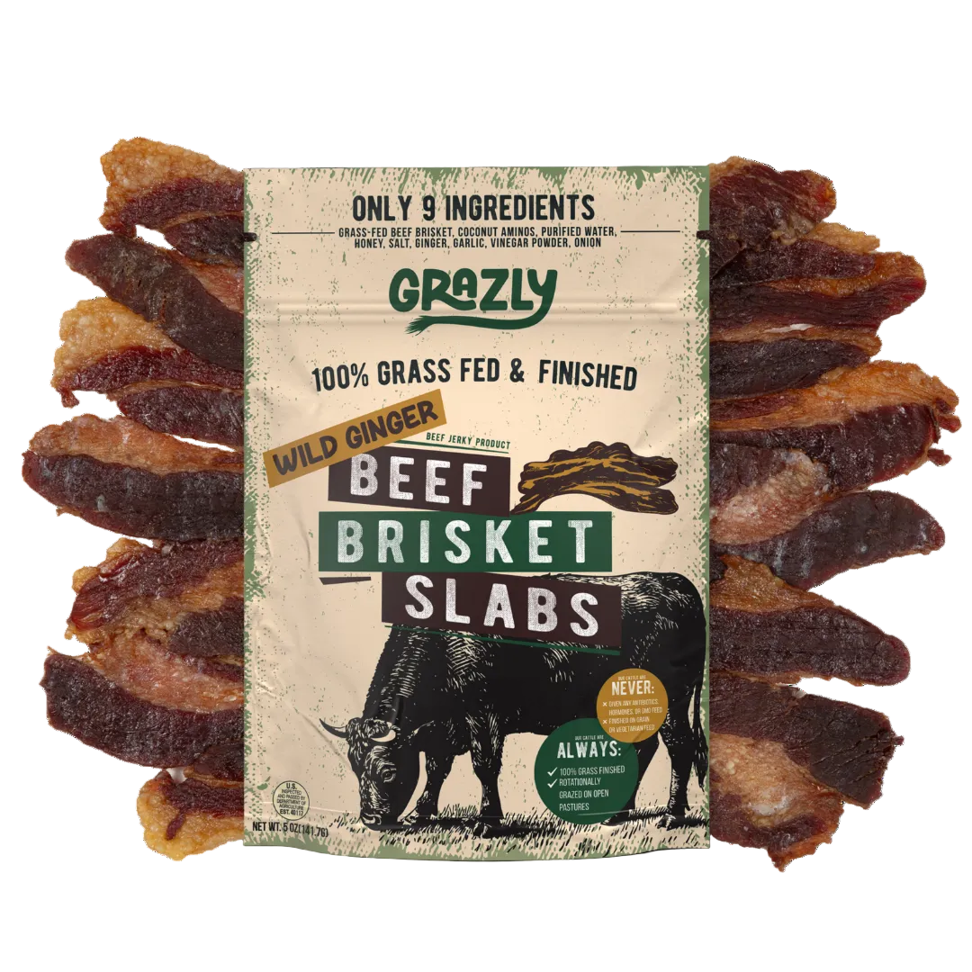 Grazly Wild Ginger Beef Brisket Slabs
