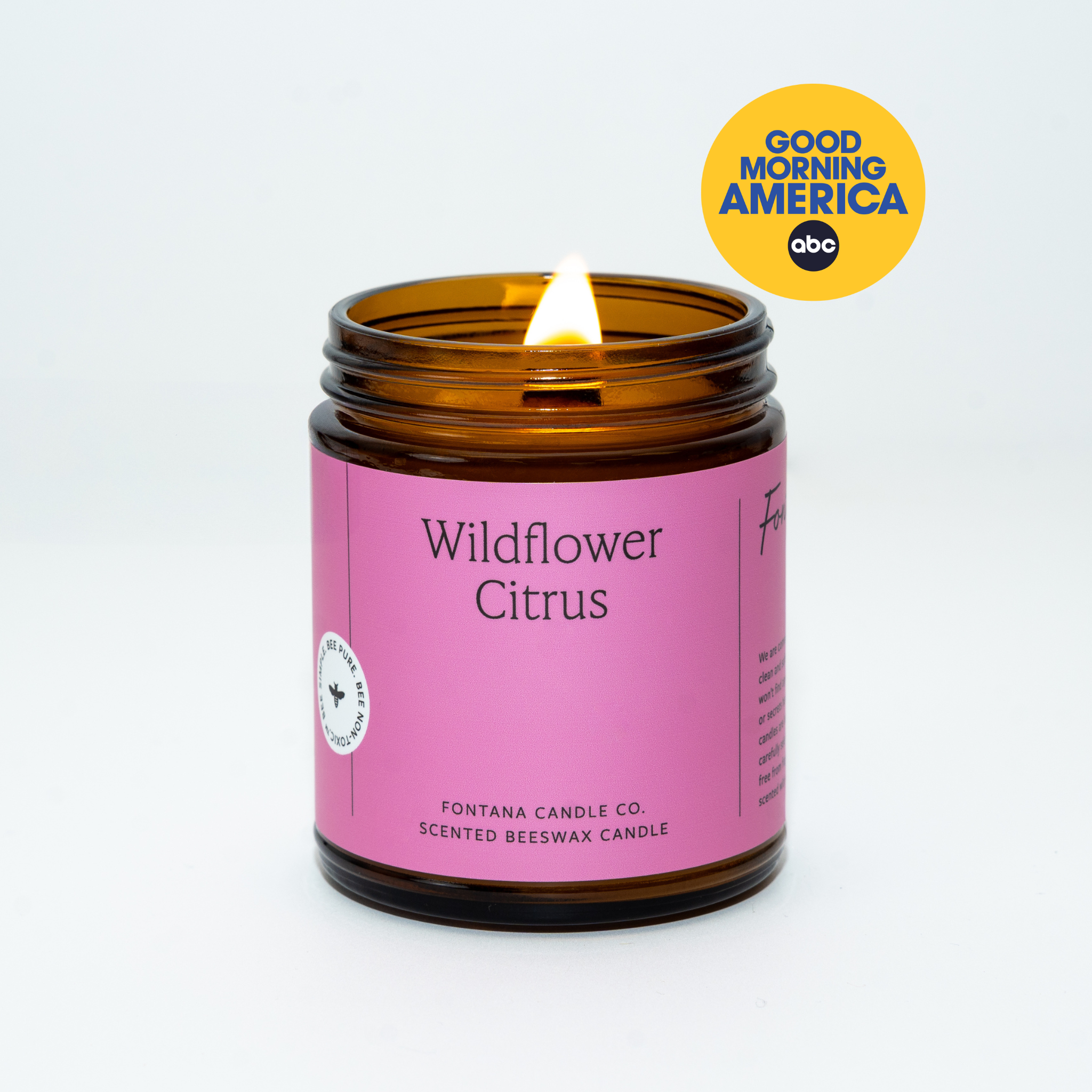 Fontana Candle Co Wildflower Citrus Jar Candle