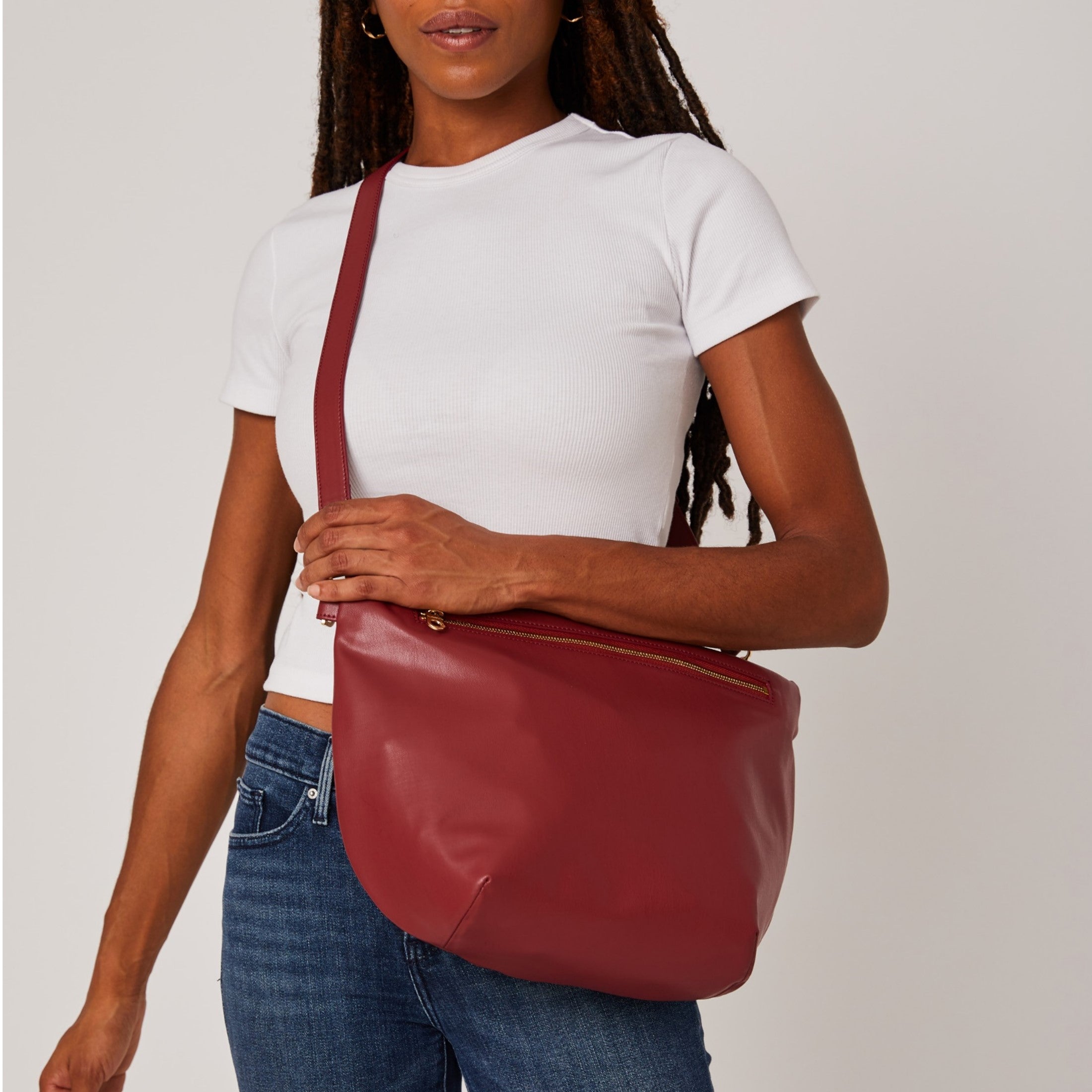 Allégorie Gala Hobo Fanny Bag (Wine)