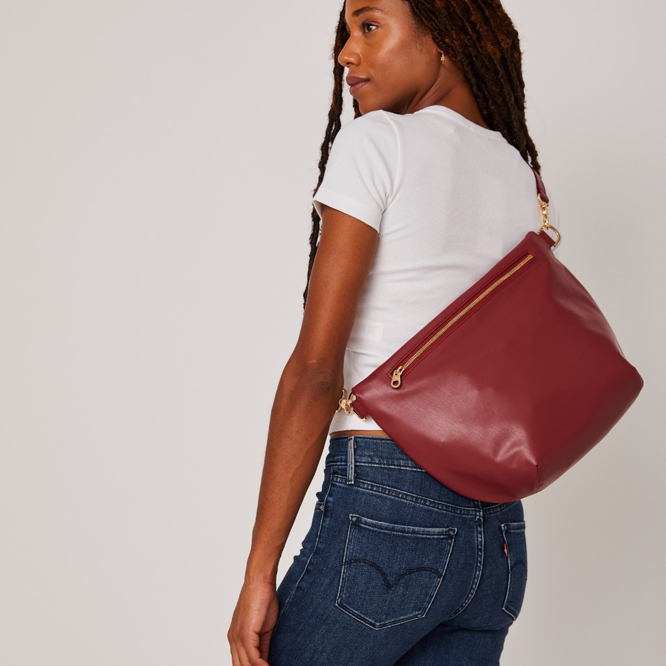 Allégorie Gala Hobo Fanny Bag (Wine)