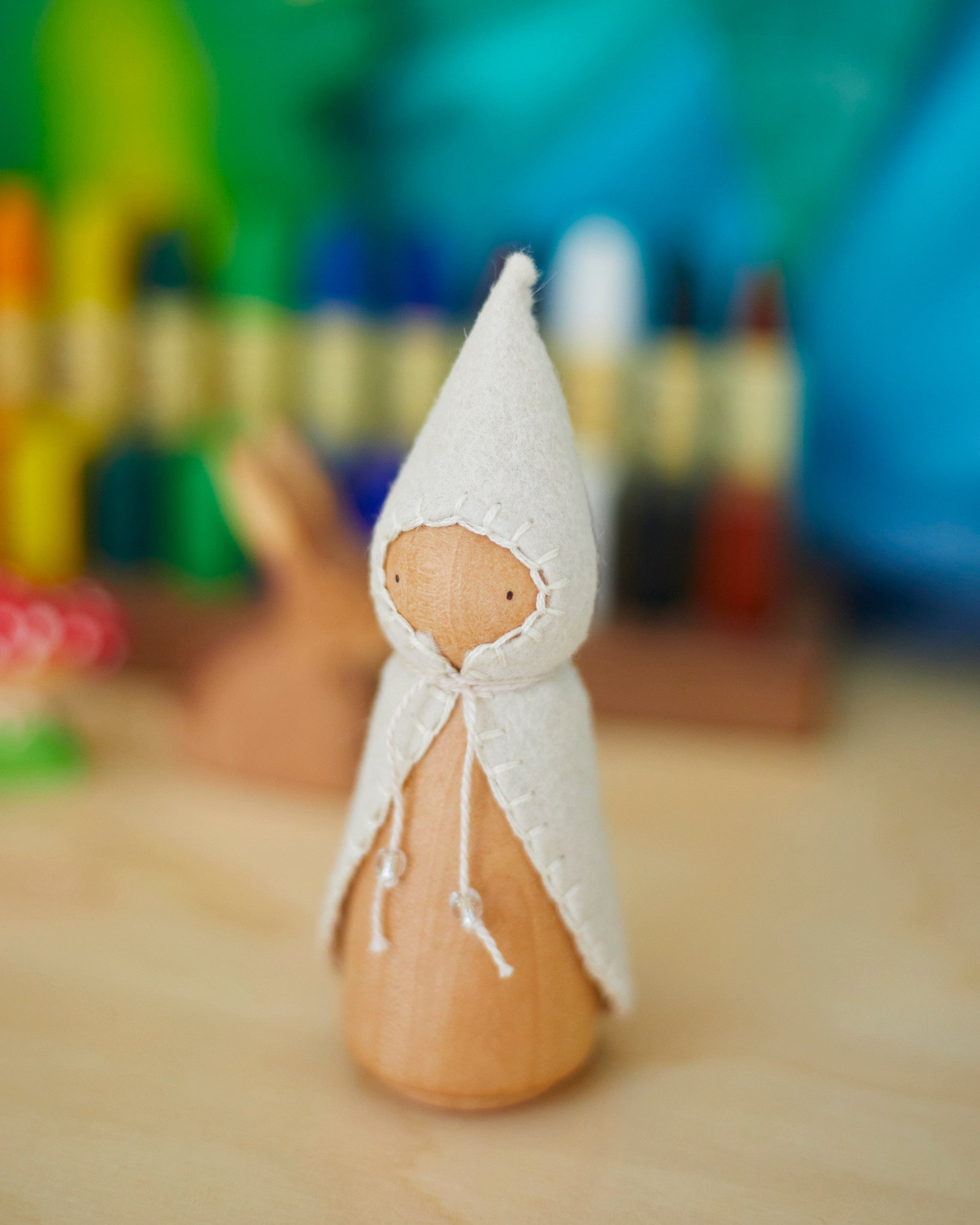 Wonderheart Colors of the Week Wooden Gnome Set
