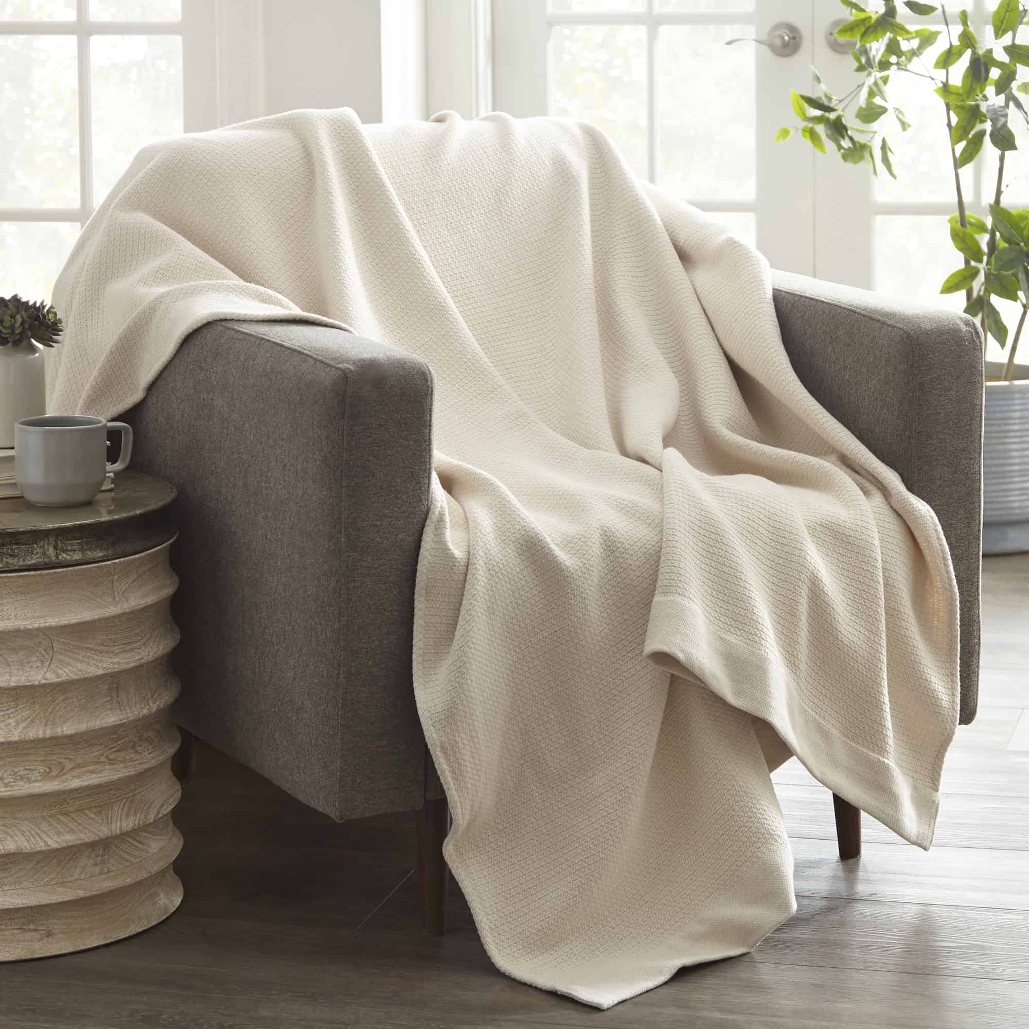 Whisper Organics Organic Woven Blanket