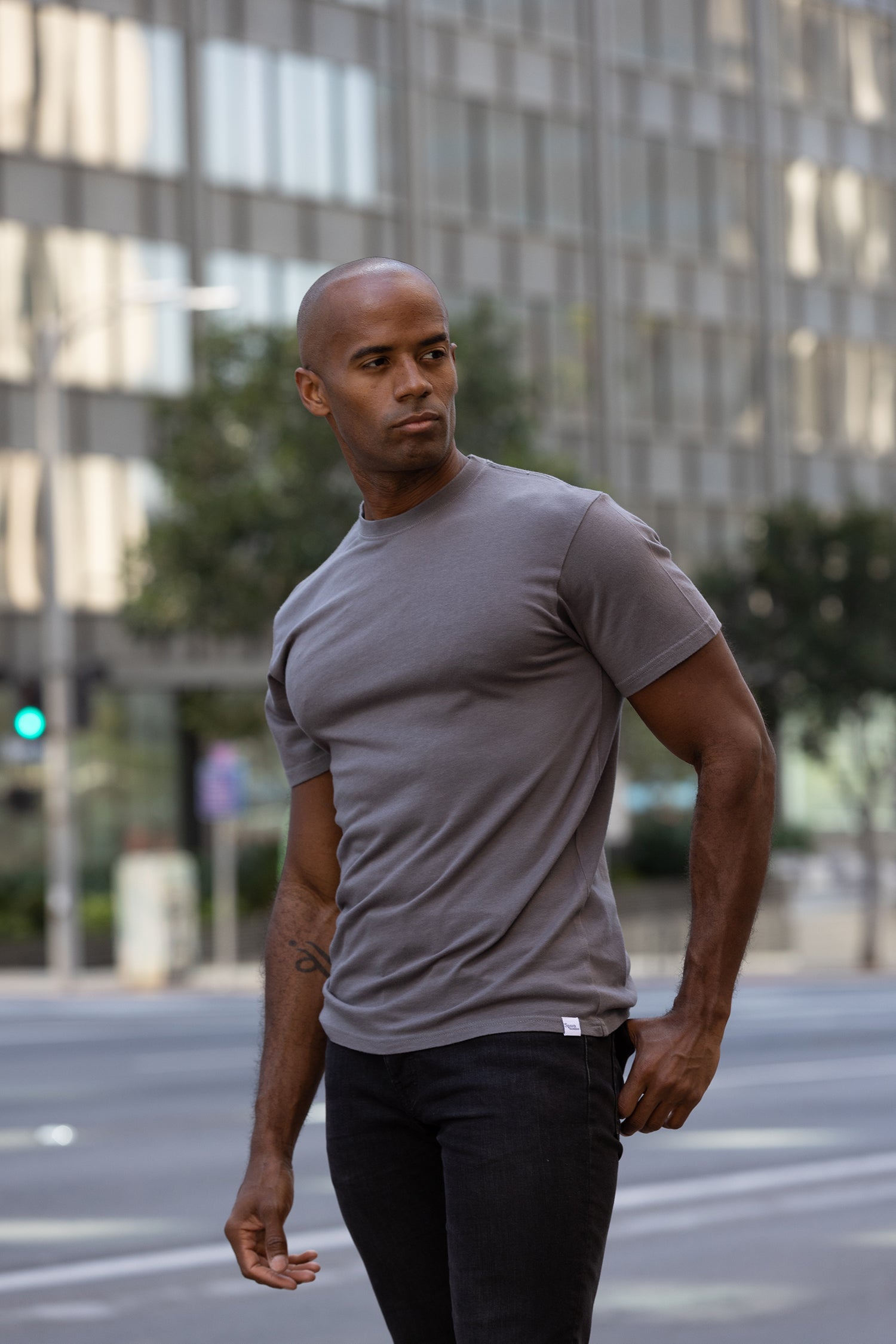 Spun Bamboo The Original Men's Bamboo Viscose/Organic Cotton Short Sleeve T-Shirt - Classic Cut
