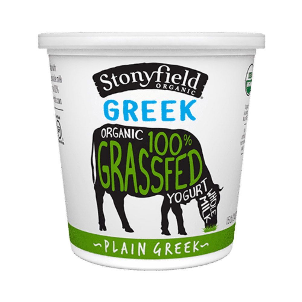 Stonyfield Organic Plain Yogurt (Greek or regular)