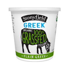 Stonyfield Organic Plain Yogurt (Greek or regular)