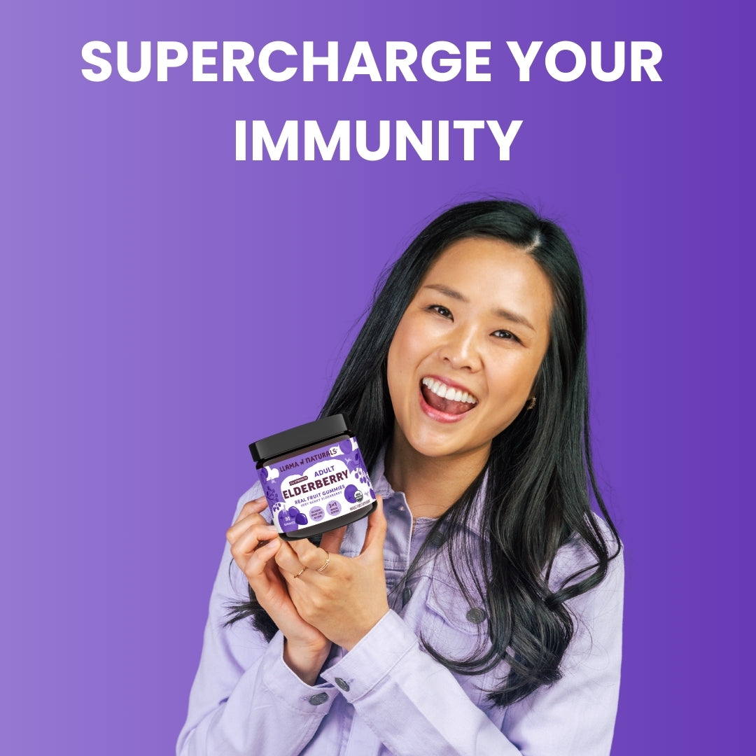 Llama Naturals Family Immune Support Bundle - Kids + Adult Elderberry Gummies