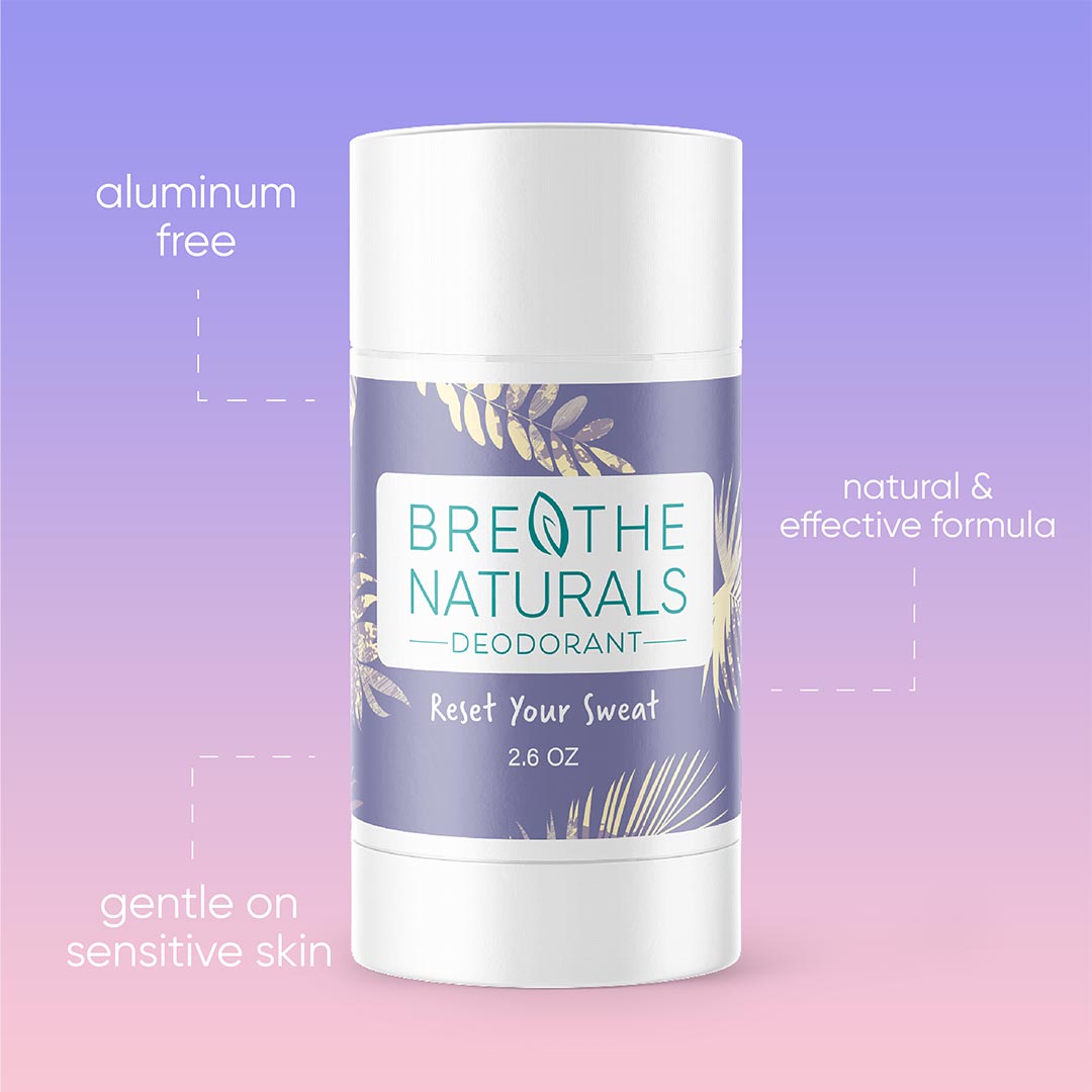 Breathe Naturals Deodorant Lavender Vanilla - 2 Pack