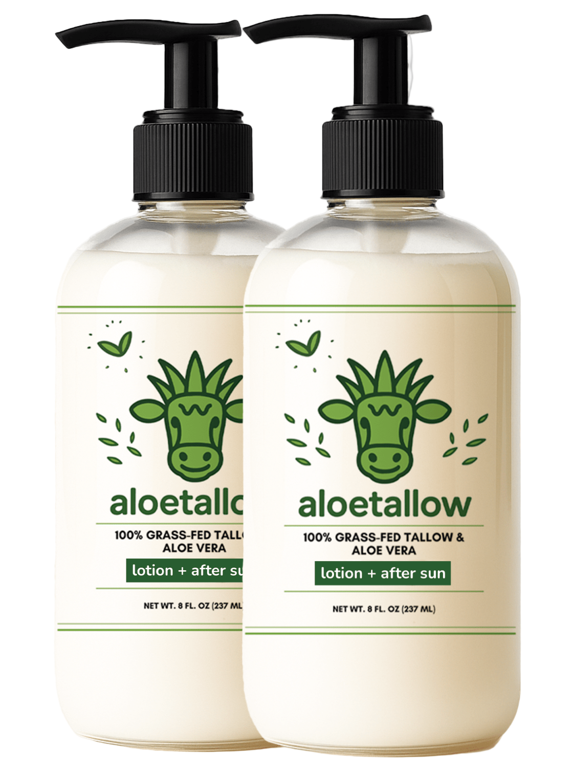 Aloetallow Tallow + Aloe Face & Body Lotion | 8 Clean Ingredients