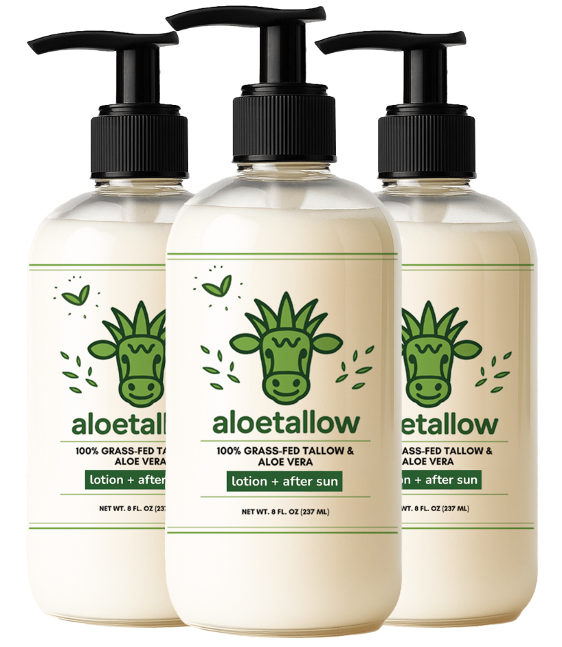 Aloetallow Tallow + Aloe Face & Body Lotion | 8 Clean Ingredients