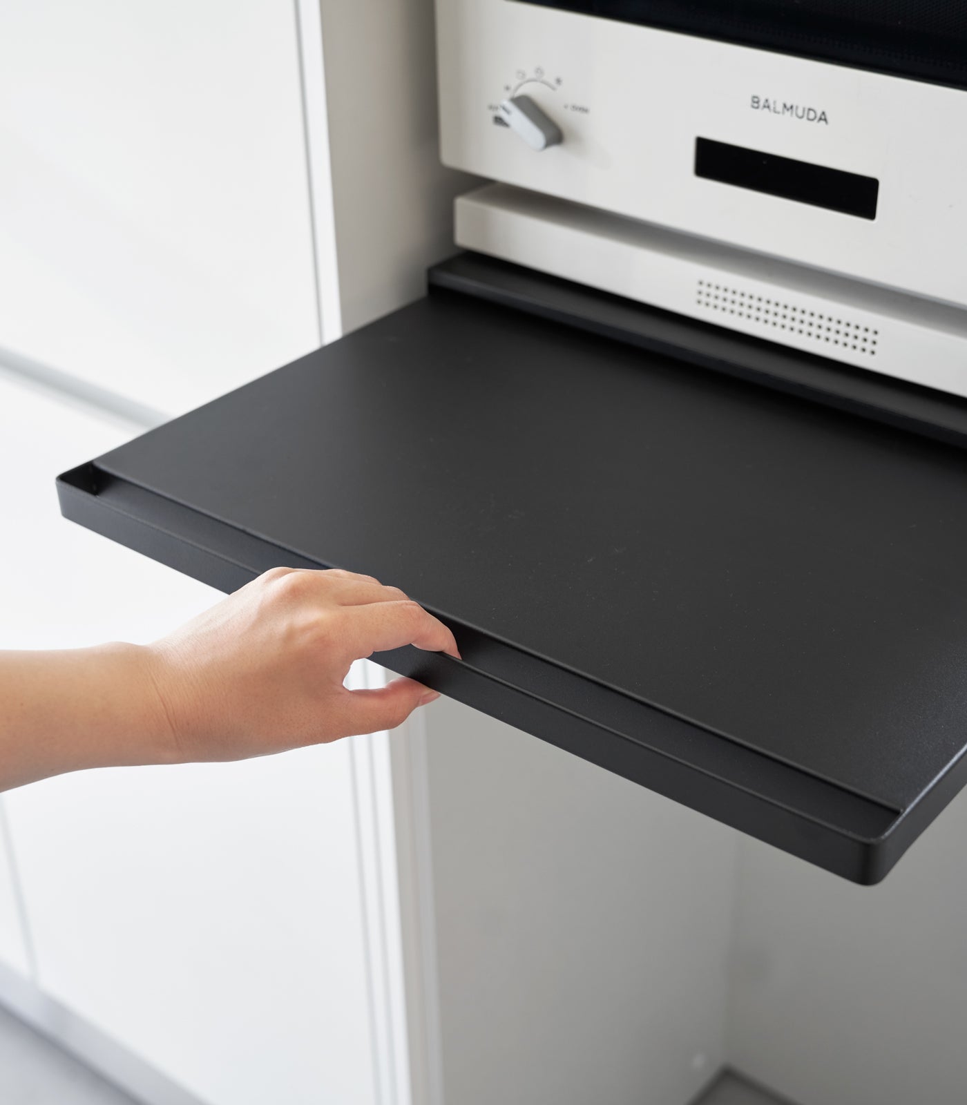 Yamazaki Home Countertop Drawer with Pull-Out Shelf - Steel