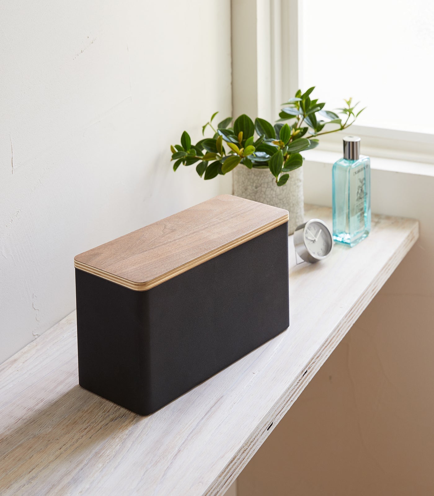 Yamazaki Home Countertop Organizer - Steel + Wood