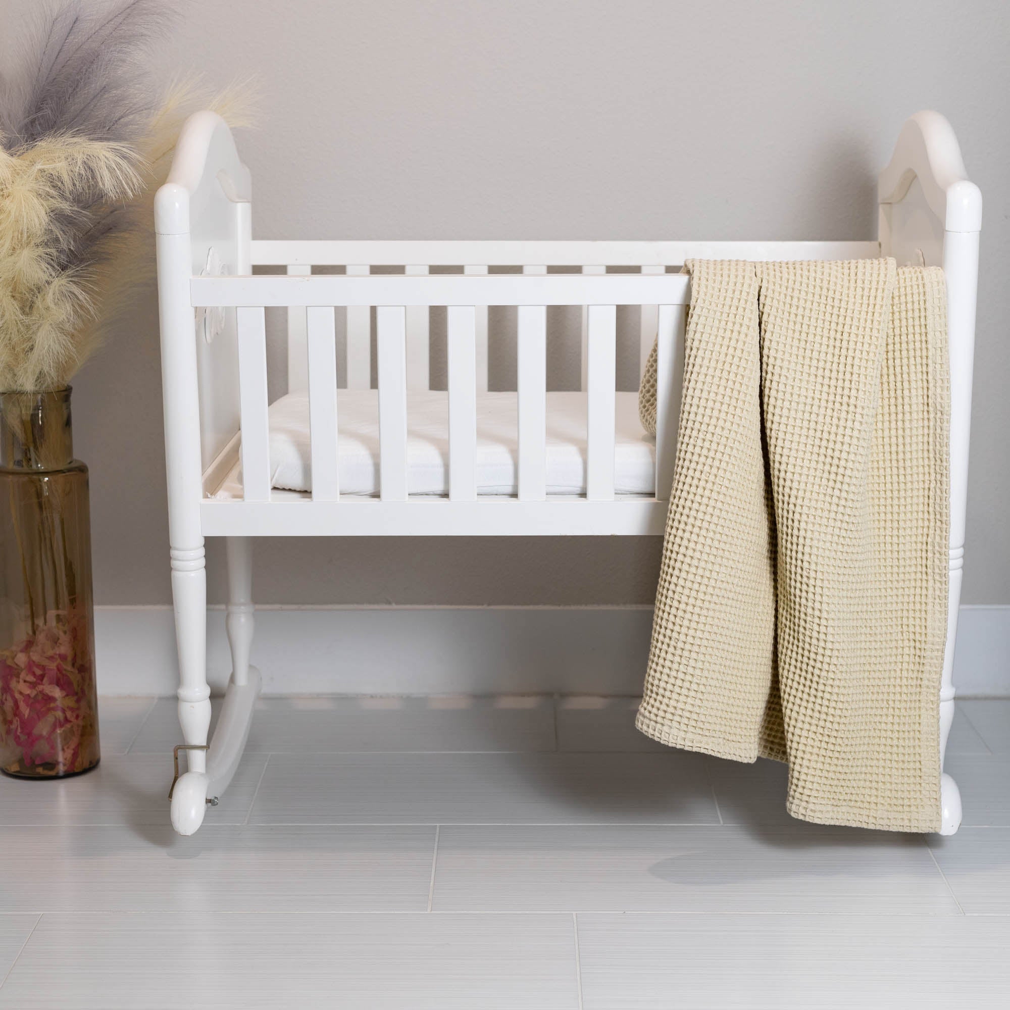 Organic Cotton Mart Waffle Baby Blanket