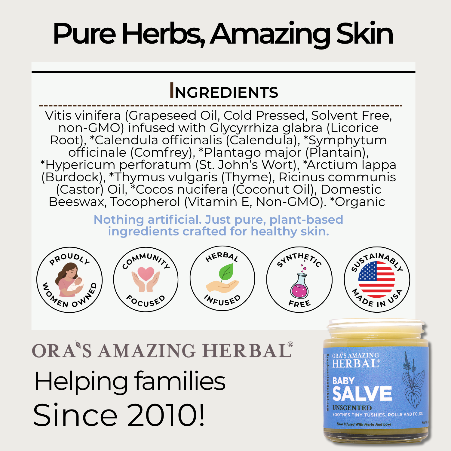 Ora's Amazing Herbal Baby Salve