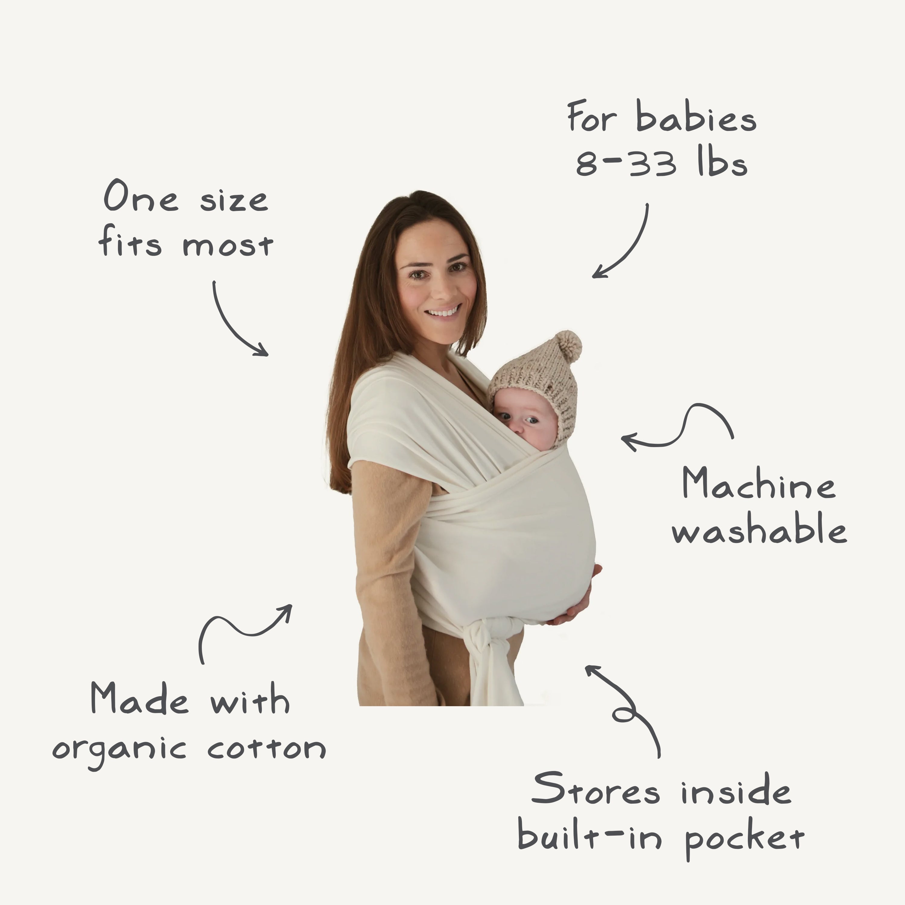 Mushie Baby Wrap