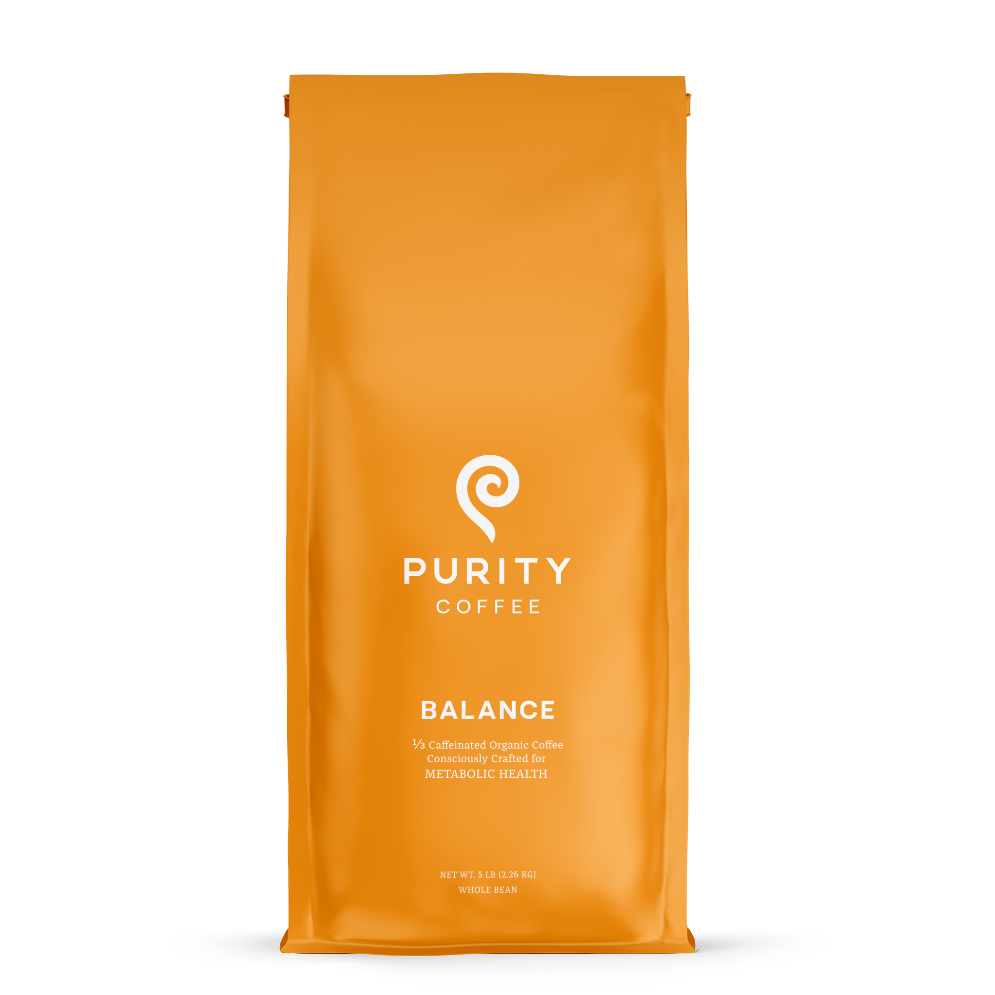 Purity Coffee BALANCE: ²/₃ Decaf Whole Bean Coffee
