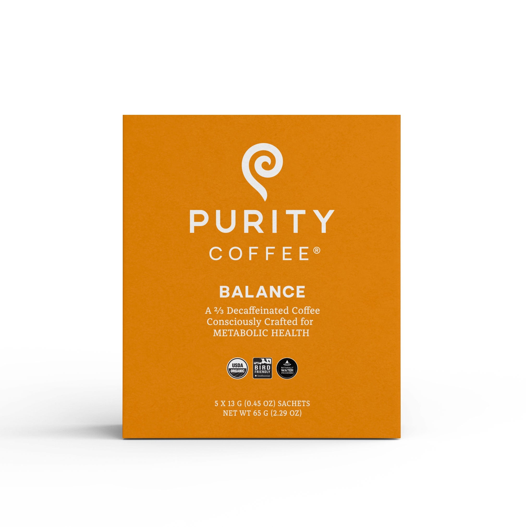 Purity Coffee BALANCE: ²/₃ Decaf Single-Serve Pocket Purity™
