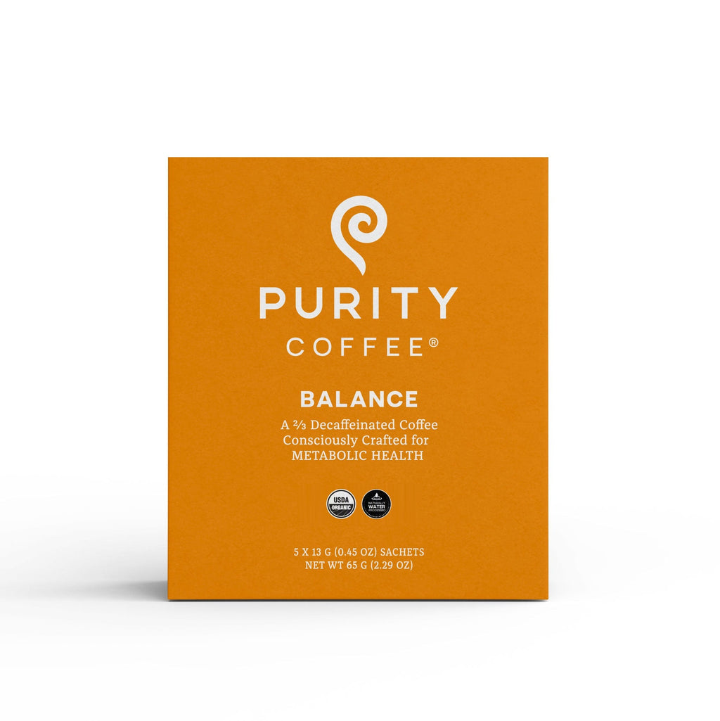 Ourity Purity Coffee BALANCE: ²/₃ Decaf Single-Serve Pocket Purity™ - Gimme ...