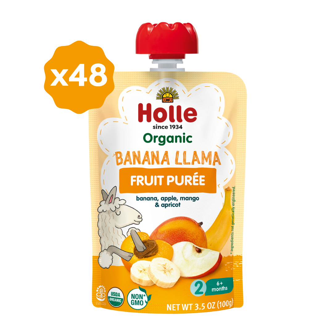 Holle Organic Banana Llama Fruit Pouches