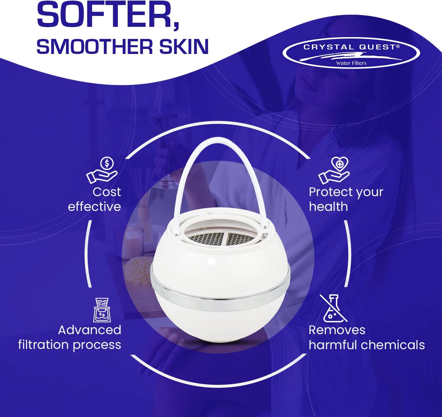 Crystal Quest Bath Ball® Filter