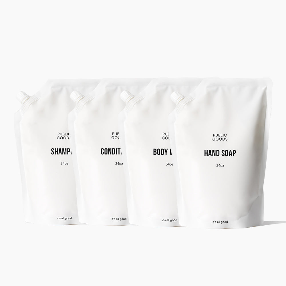 Public Goods Bath & Body Essentials Refill Bundle